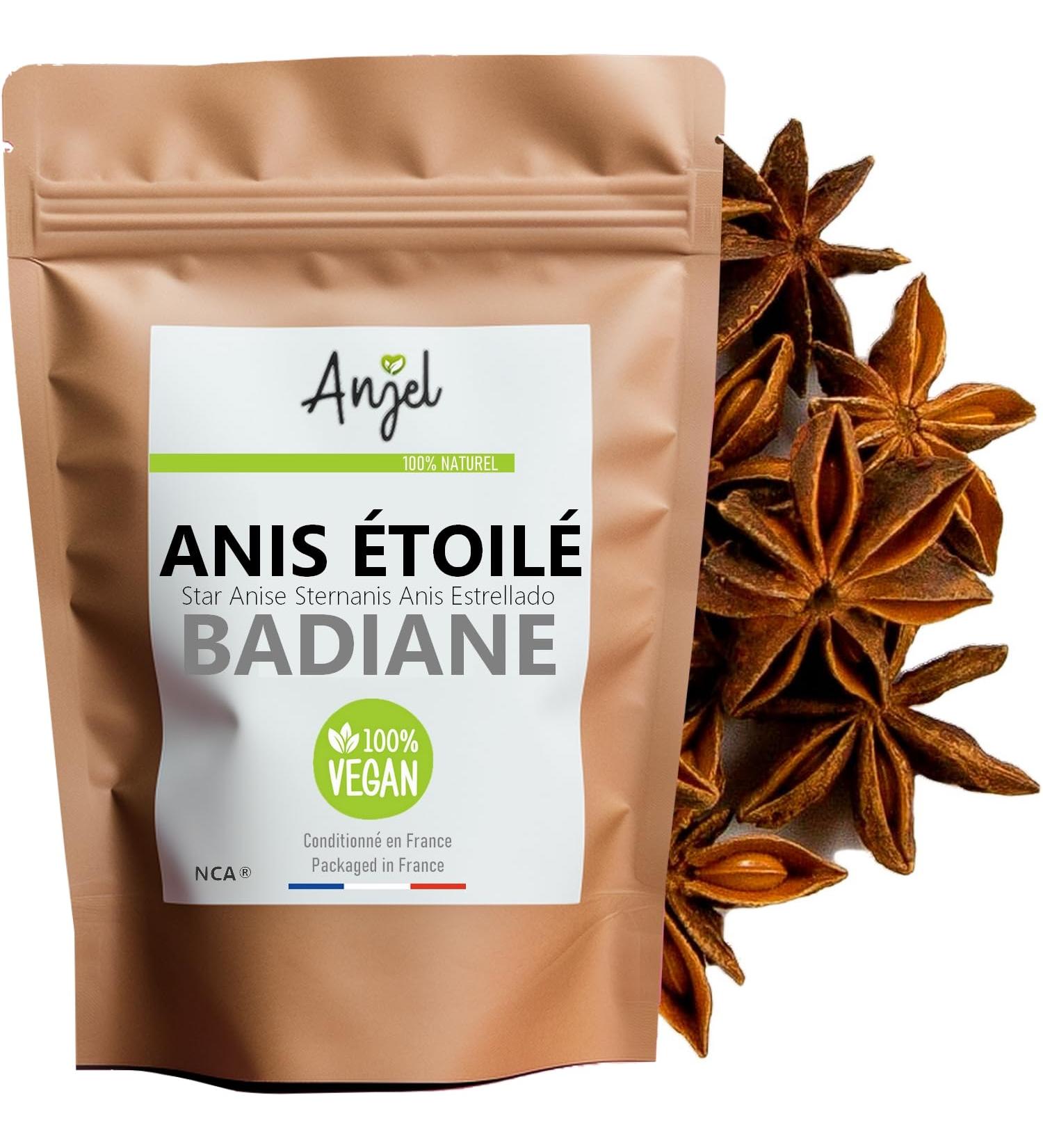 100% Natural Star Anise - Herbal Infusion - Herbal Tea - Vegan Anise - NCA (50) - Buy Online on GoSupps.com