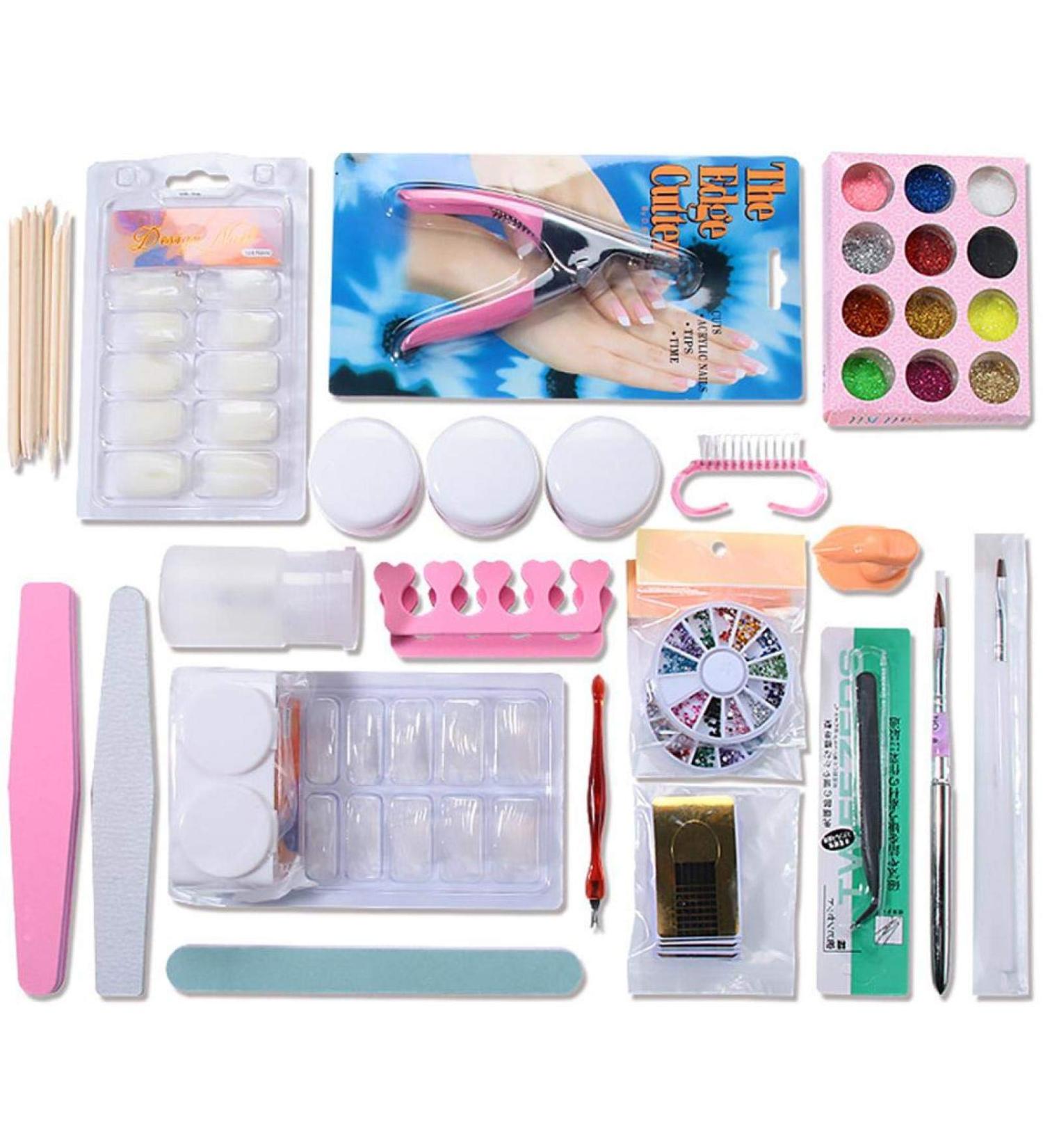 DIY Nail Art Set - Plastic Matte Polishing Accessories for Nail Salon | International Shipping - Buy Online on GoSupps.com