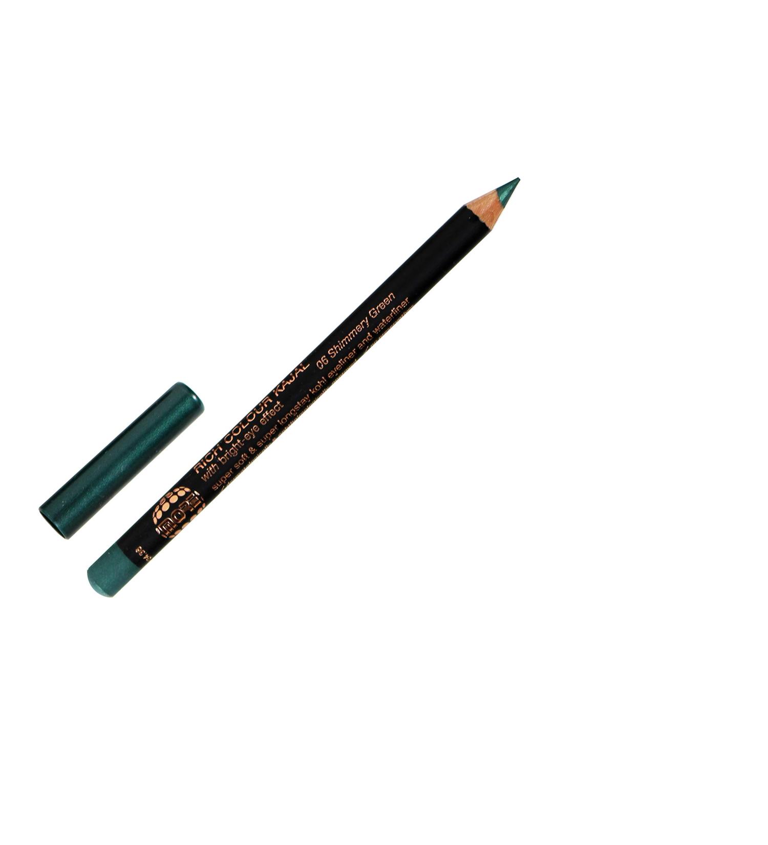  MORE COSMETICS 06 Shimmery Green More Rich Colour Kajal Watercolour Eye Liner for Inner Eyelid Kohl Eyeliner - Buy Online on GoSupps.com