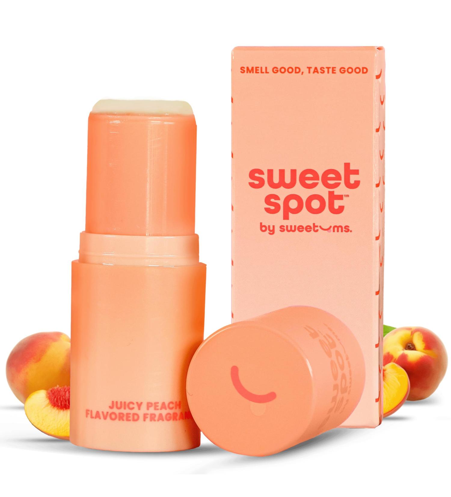 SweetSpot Flavored Solid Perfume Stick Portable Travel Perfumes for Women Long Lasting Fragrances Non Sticky Formula Natural Ingredients Fragrance Stick (Peach) - Buy Online on GoSupps.com