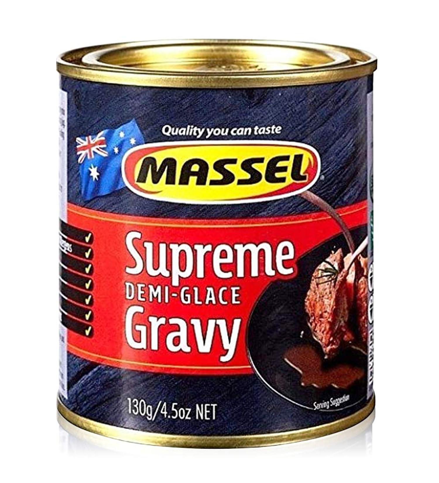 Massel Sauce Powder Vegan Gluten Free Kosher Certified Supreme Demi Glace Flavour - 4.5 Oz - Pack Of 3 - Buy Online on GoSupps.com