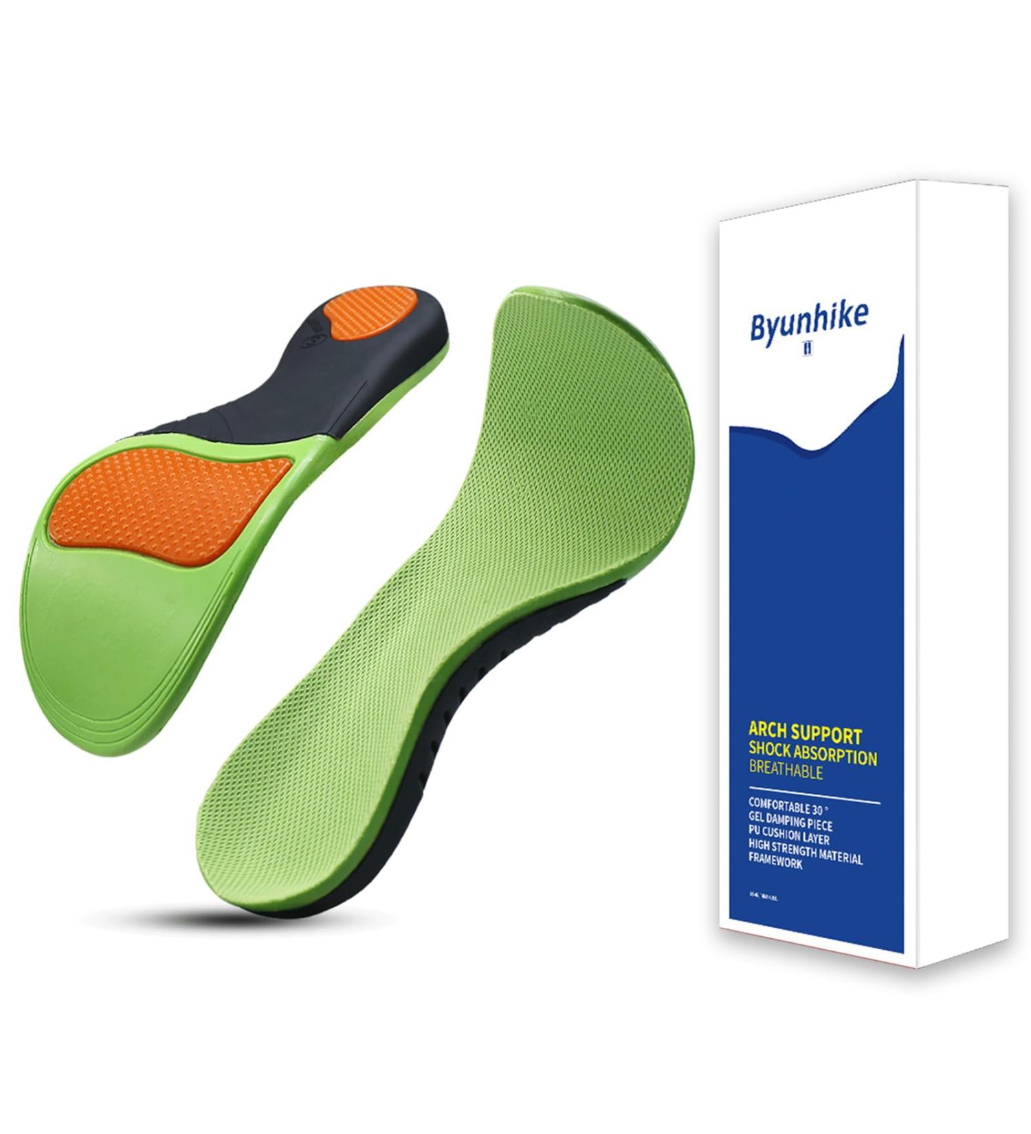 Buy Breathable Arch Support Insoles for Men & Women - Comfort Flat Feet Shoe Inserts for Sports & Foot Health - Buy Online on GoSupps.com