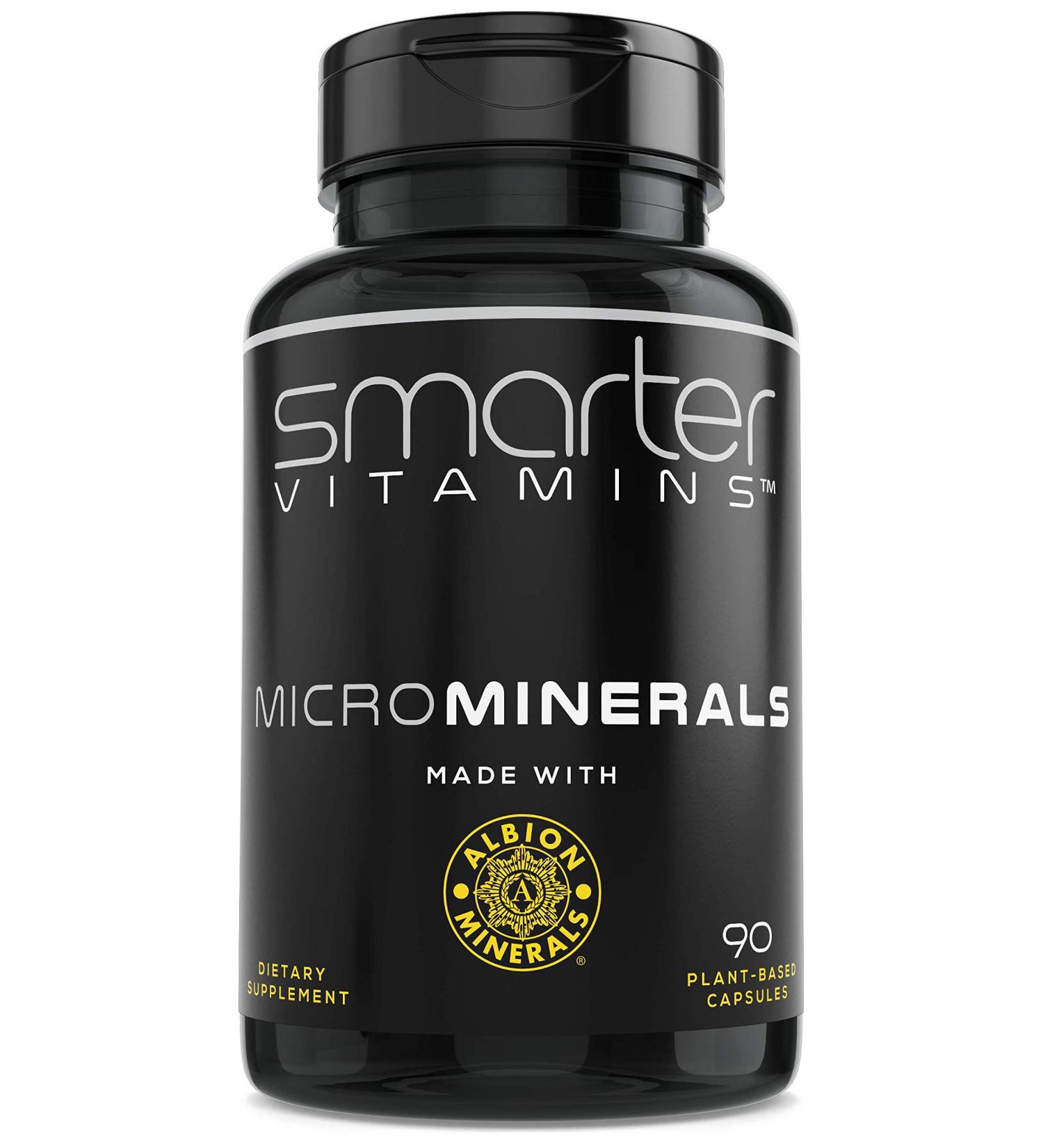 15mg Zinc Glycinate with 5 Essential Trace Minerals for Metabolism Support - 90 Plant-Based Capsules - Buy Online on GoSupps.com