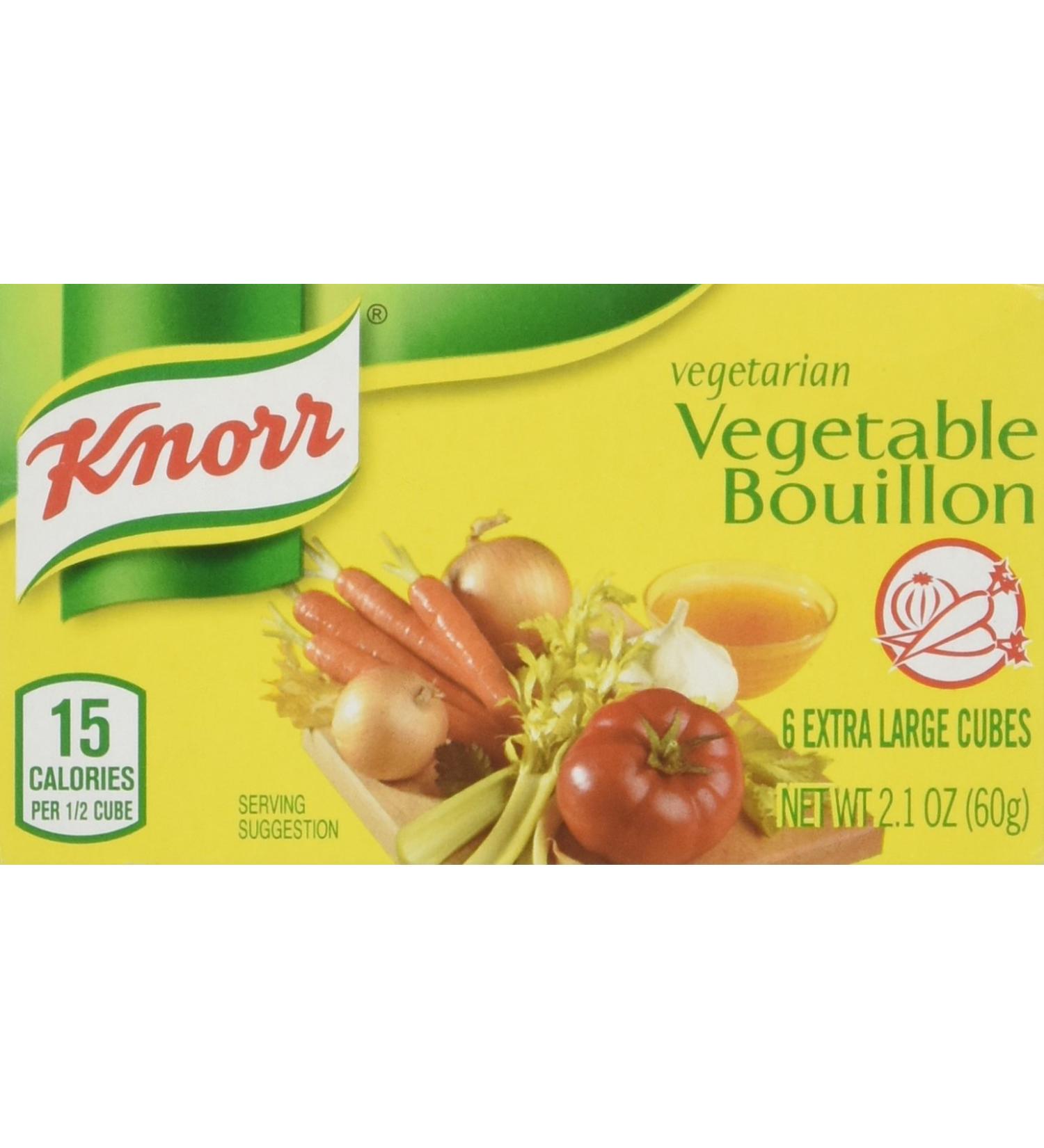 Knorr Vegetable Bouillon Cubes  Pack of 12 Vegetable 2.1 Ounce (Pack of 12) - Buy Online on GoSupps.com