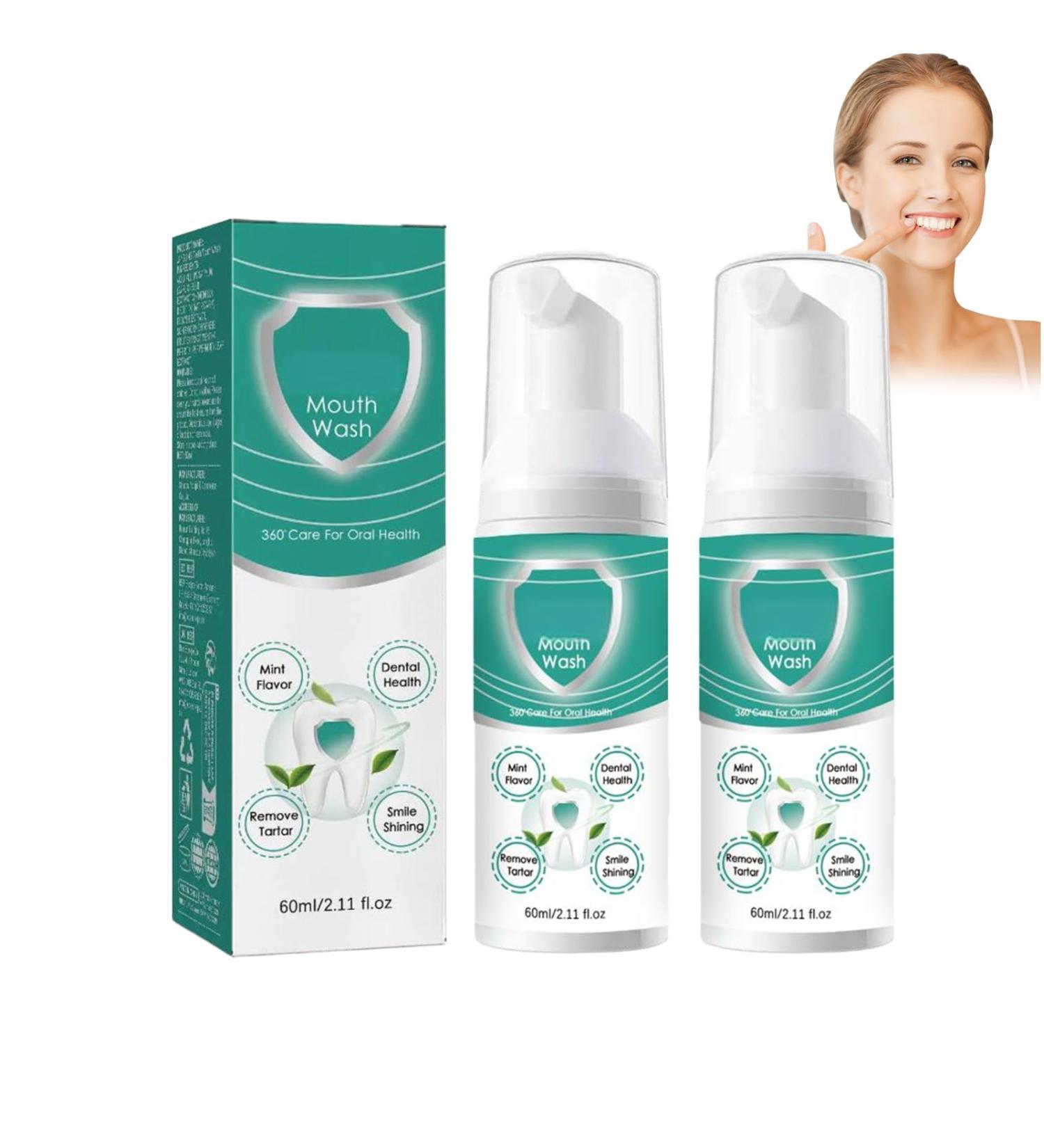 Teeth Mouth Wash Mousse de nettoyage des dents Soin buccal doux et haleine fra che Prot ge les gencives et combat les bact ries Id al pour les d placements et la maison - Buy Online on GoSupps.com