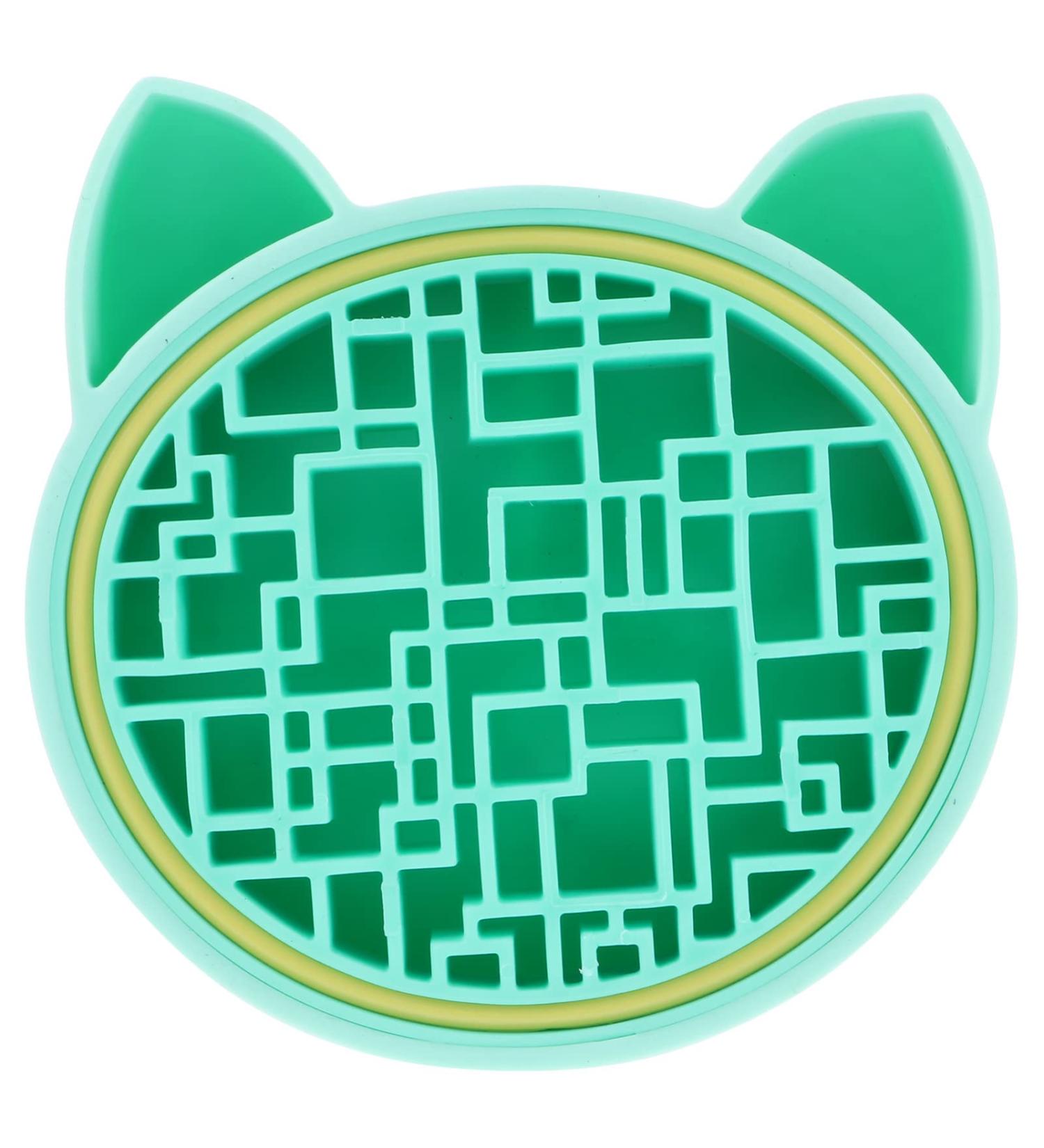 FRCOLOR Makeup Brush Storage Box & Cleaning Mat - 11x11cm Eco-Friendly Tool Stand for Brushes - Hair Brush Cleaner & Air Dry Rack in Green - Buy Online on GoSupps.com