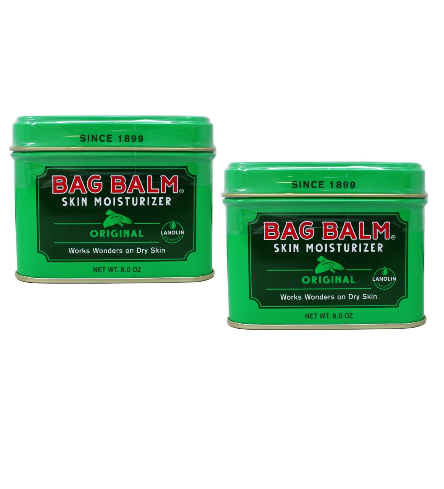 Bag Balm Skin Moisturizer Lotion - Hand and Body 8 Ounces 2 Tins 8 Ounce (Pack of 2) - Buy Online on GoSupps.com