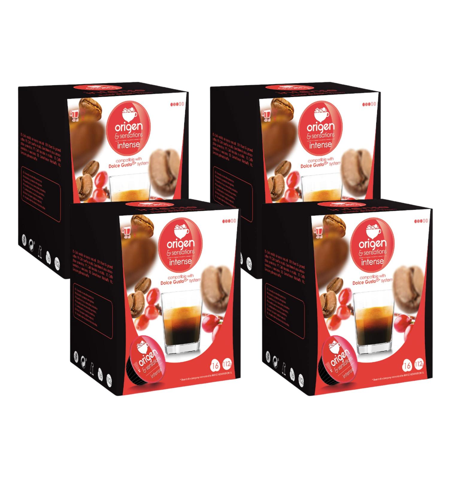  Origen & Sensations Origen & Sensations - Dolce Gusto Intenso Coffee Capsules | 64 Compatible Dolce Gusto Capsules | Compatible Dolce Gusto Intenso Capsules - Buy Online on GoSupps.com