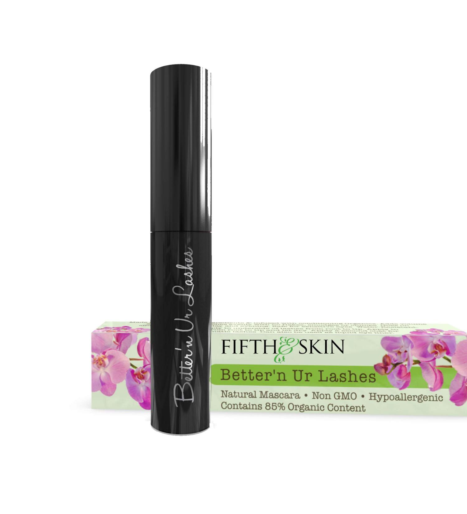 Organic Black Mascara | 100% Natural & Organic Ingredients | Lengthening & Volumizing | Vegan & Cruelty-Free - Buy Online on GoSupps.com