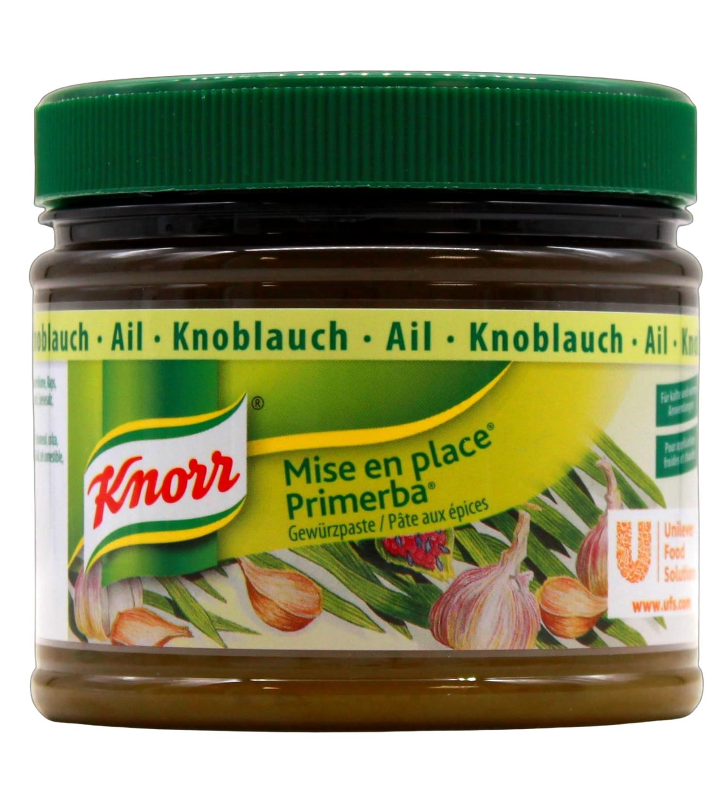Buy Knorr Mise en Place Garlic Paste 340g - Authentic Flavor for Cooking | International Shipping Available - Buy Online on GoSupps.com