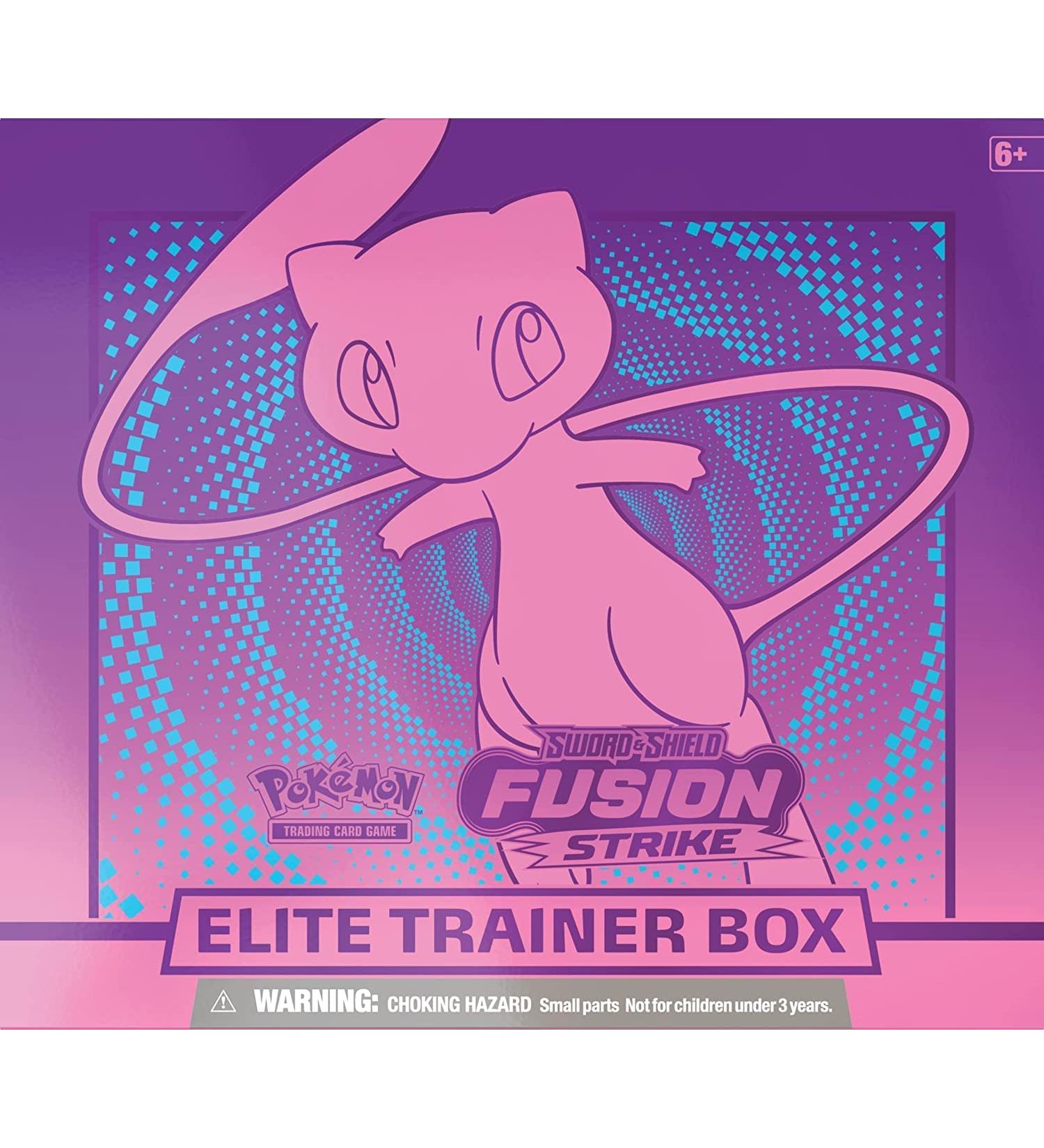 Pok mon TCG Sword & Shield Fusion Strike Elite Trainer Box - 8 Booster Packs + More! - Buy Online on GoSupps.com
