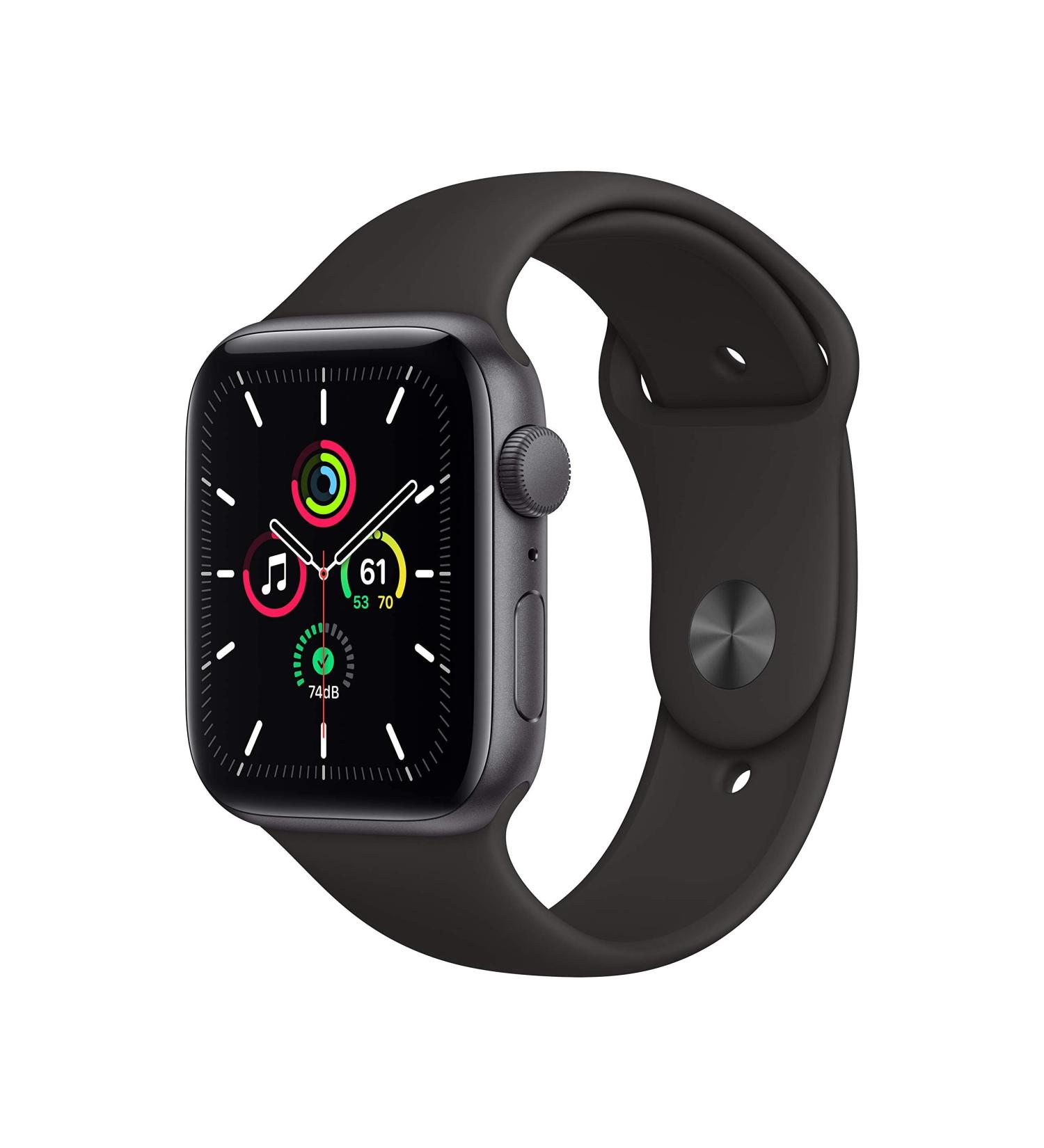 Apple Watch SE (GPS) 40mm - Space Gray Aluminum Case with Black Sport Band (Renewed) - Buy Online on GoSupps.com