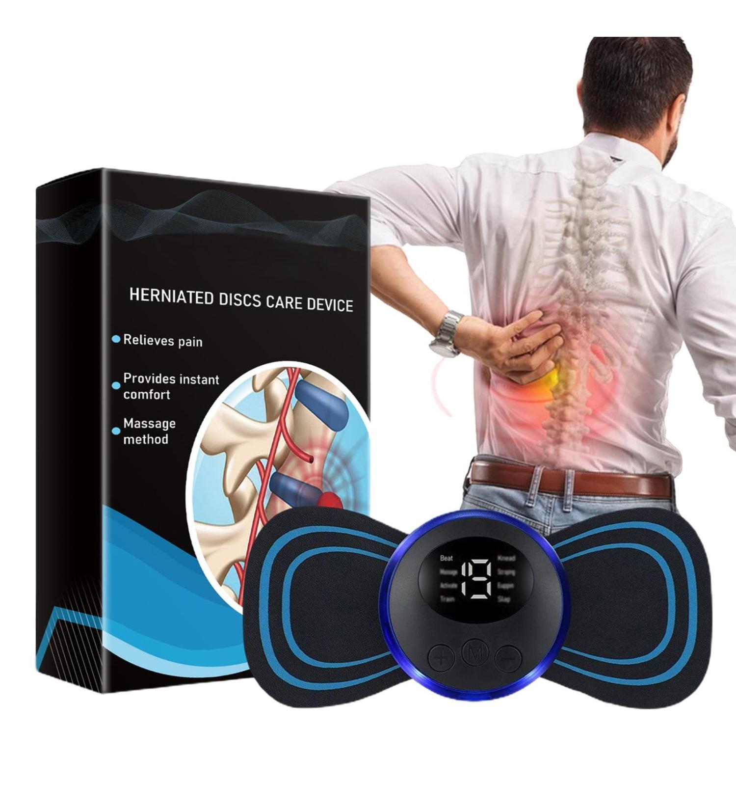 Muslalo Electric Lumbar Traction Device | Back Extension & Spine Massager for Herniated Discs | Adjustable Lower Back Pain Relief - Buy Online on GoSupps.com