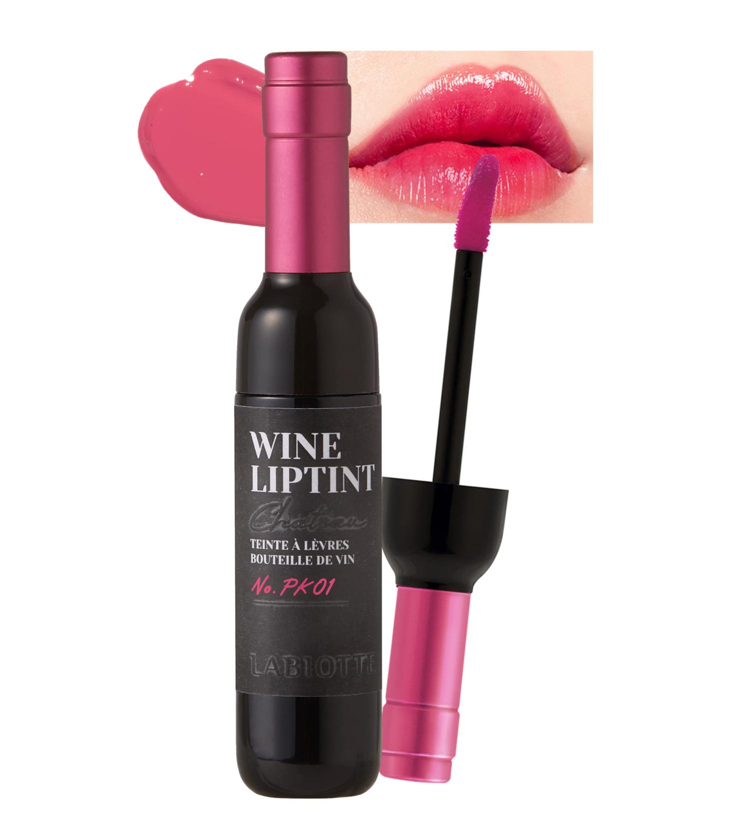 LABIOTTE Chateau Wine Lip Tint Sauvignon Pink 0.24 Fl Oz - Korean Lip Stain & Makeup | Hydrating Water Tint Lip Stain for Lip Care - Buy Online on GoSupps.com