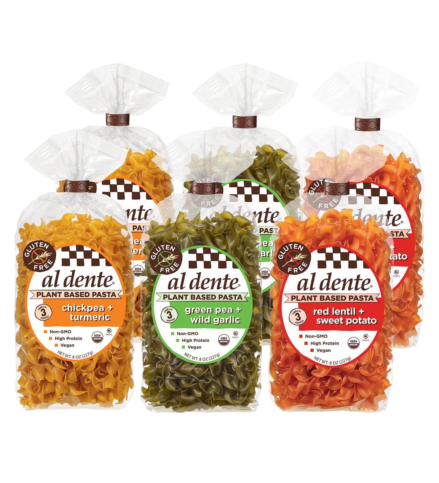 Al Dente Plant Based Pasta Variety Pack - 8 Fl Oz (Pack of 6) - Buy Online on GoSupps.com