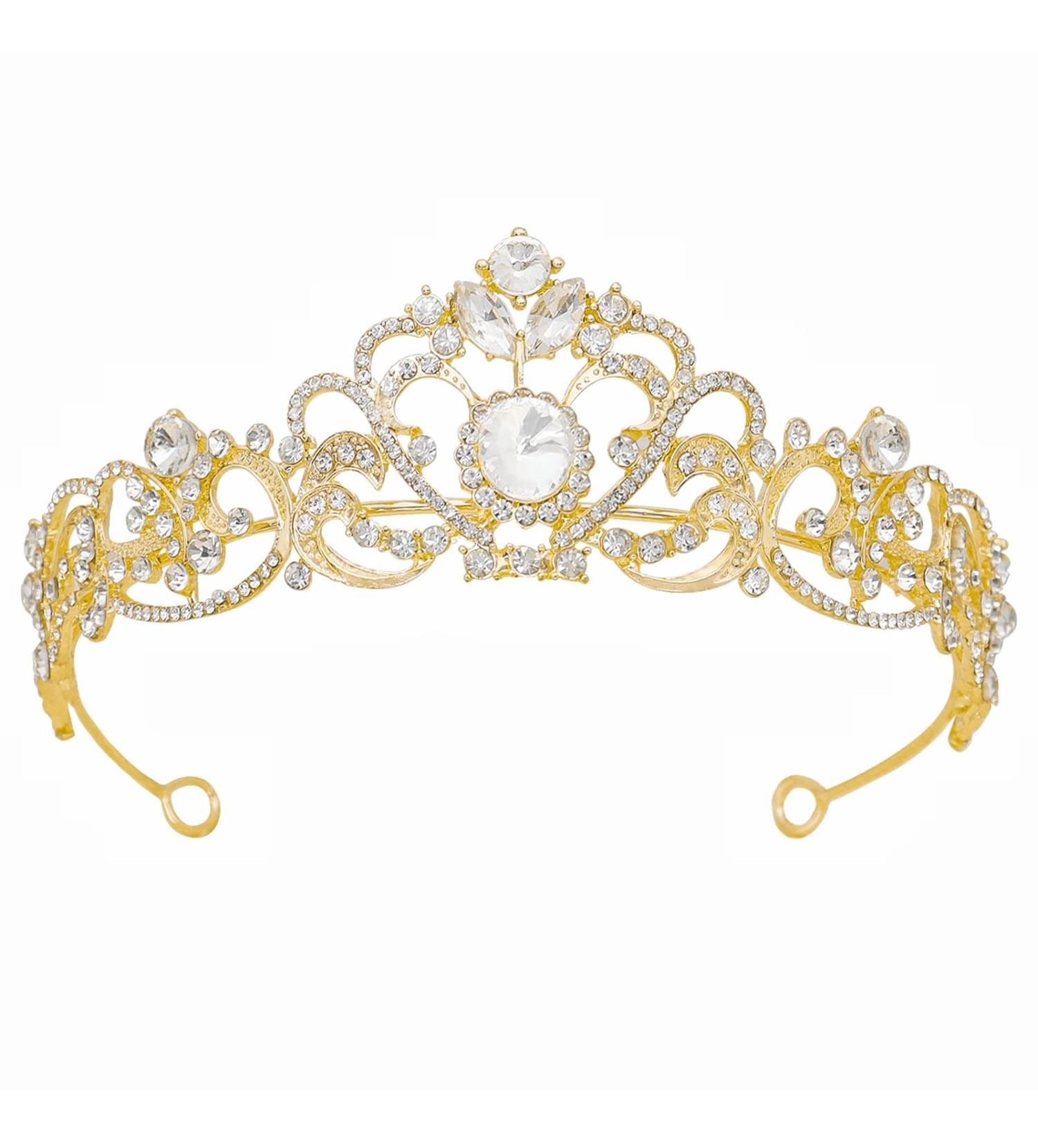 LIHELEI Crystal Crown Tiara for Women - Perfect for Wedding, Princess Parties & Birthdays - Buy Online on GoSupps.com