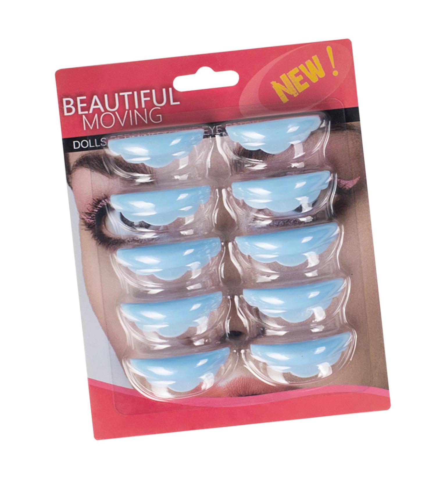 Lash Lift Rods | 5 Pairs Reusable Silicone Eyelash Pad Reusable Skin-Friendly Lash Lift Supplies for Creating Naturally Curled Eyelashes - Buy Online on GoSupps.com