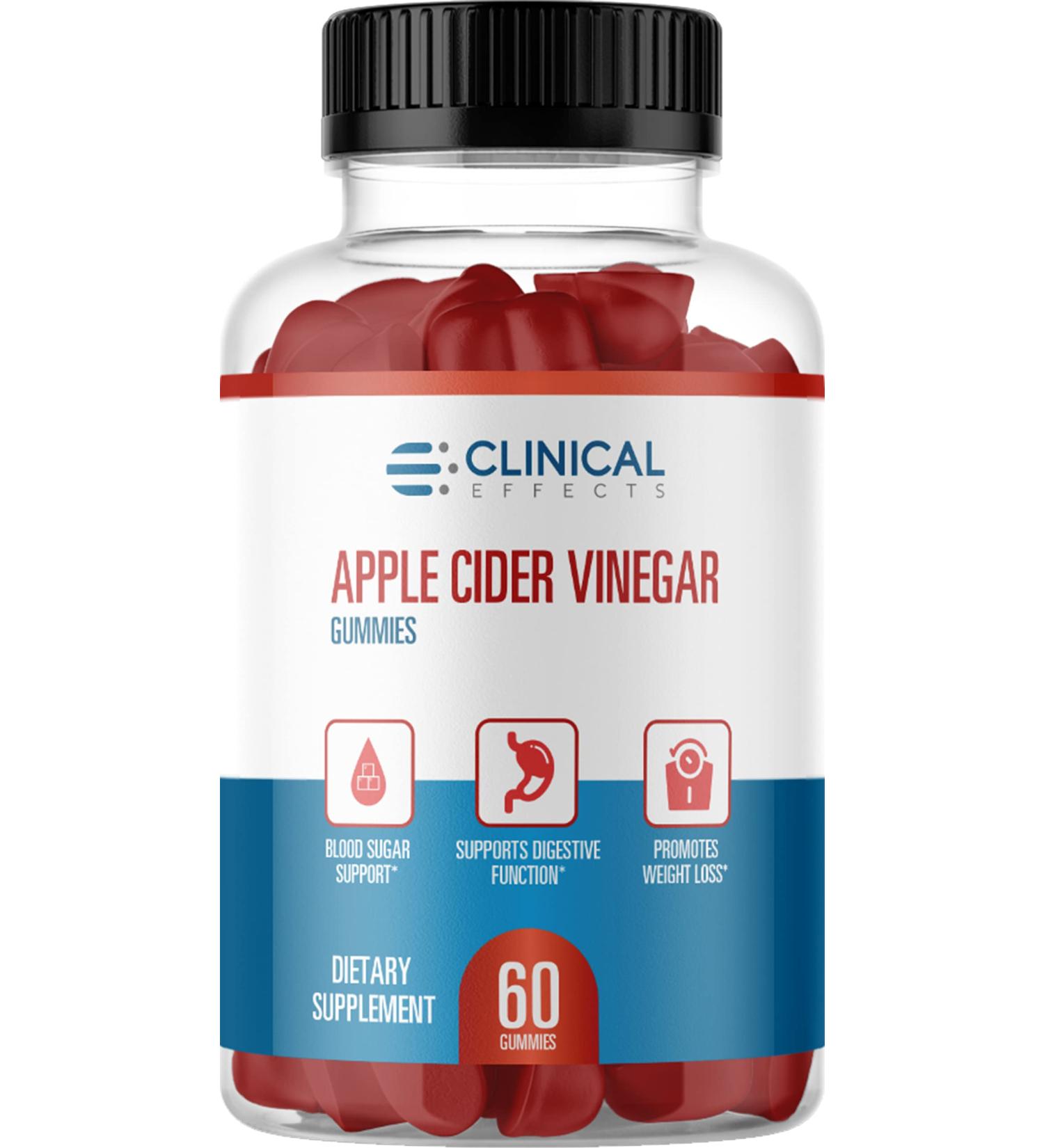 Apple Cider Vinegar Gummies for Weight Management & Immune Health - B Vitamins, Pomegranate, Beet Root - 60 Gummies - USA Made - Buy Online on GoSupps.com