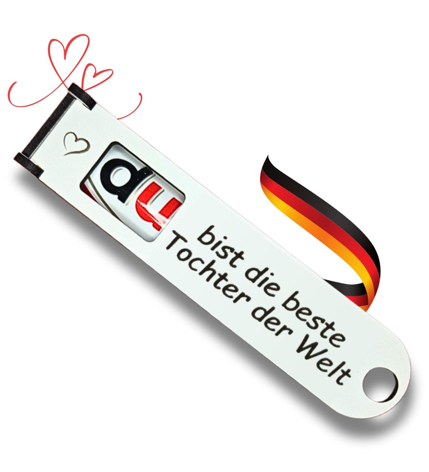 Personalized DUPLO Chocolate Bar Gift Box for Daughters - Unique Keepsake with Banknote Compartment - Buy Online on GoSupps.com