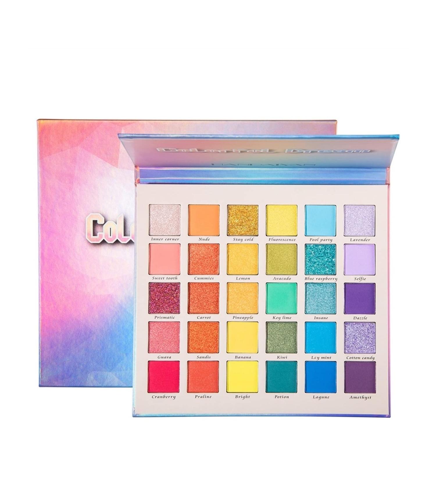 New 30-Color Pearlescent Matte Glitter Dreamy Rainbow Palette Eyeshadow Palette Palette - Buy Online on GoSupps.com