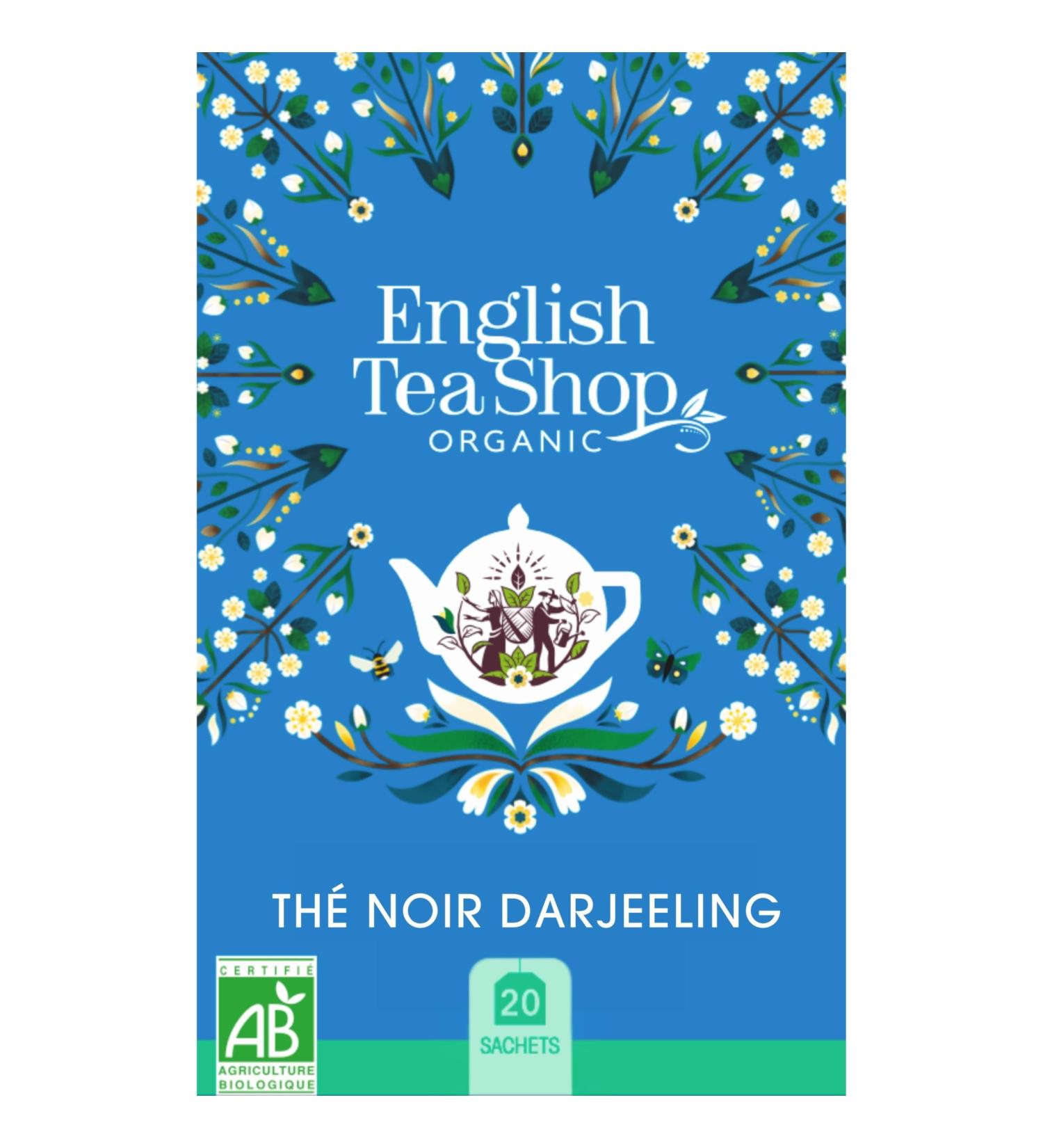 English Tea Shop - Th noir Darjeeling bio r colt au pied de l Himalaya - Bo te de 20 sachets - Buy Online on GoSupps.com