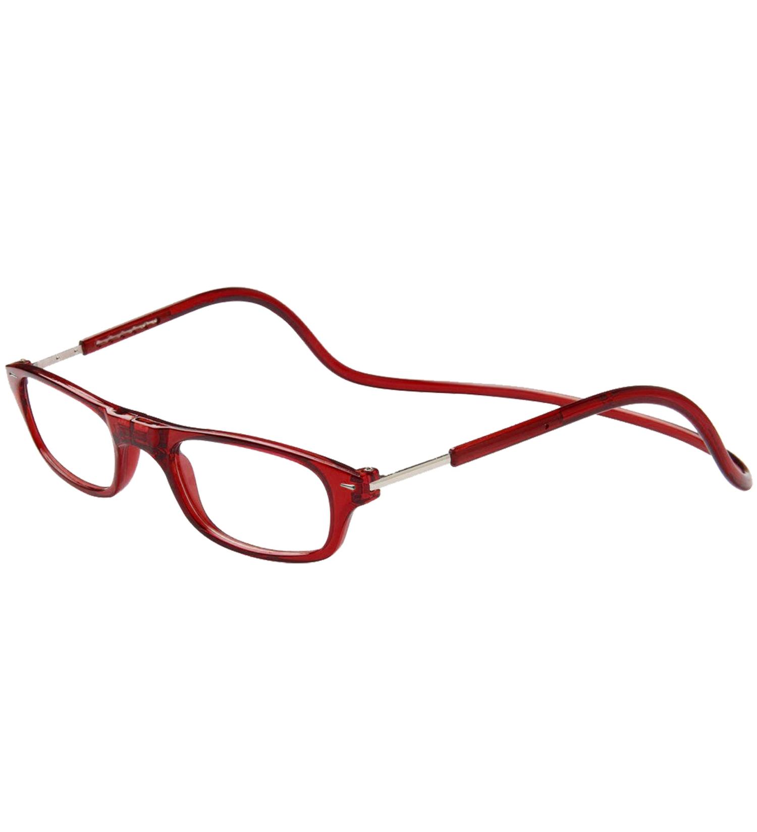 TBOC Reading Glasses +3.00 Diopter for Men & Women - Foldable Adjustable Magnetic Closure Anti-Sightedness - Bordeaux Color - 1 Pack - Buy Online on GoSupps.com