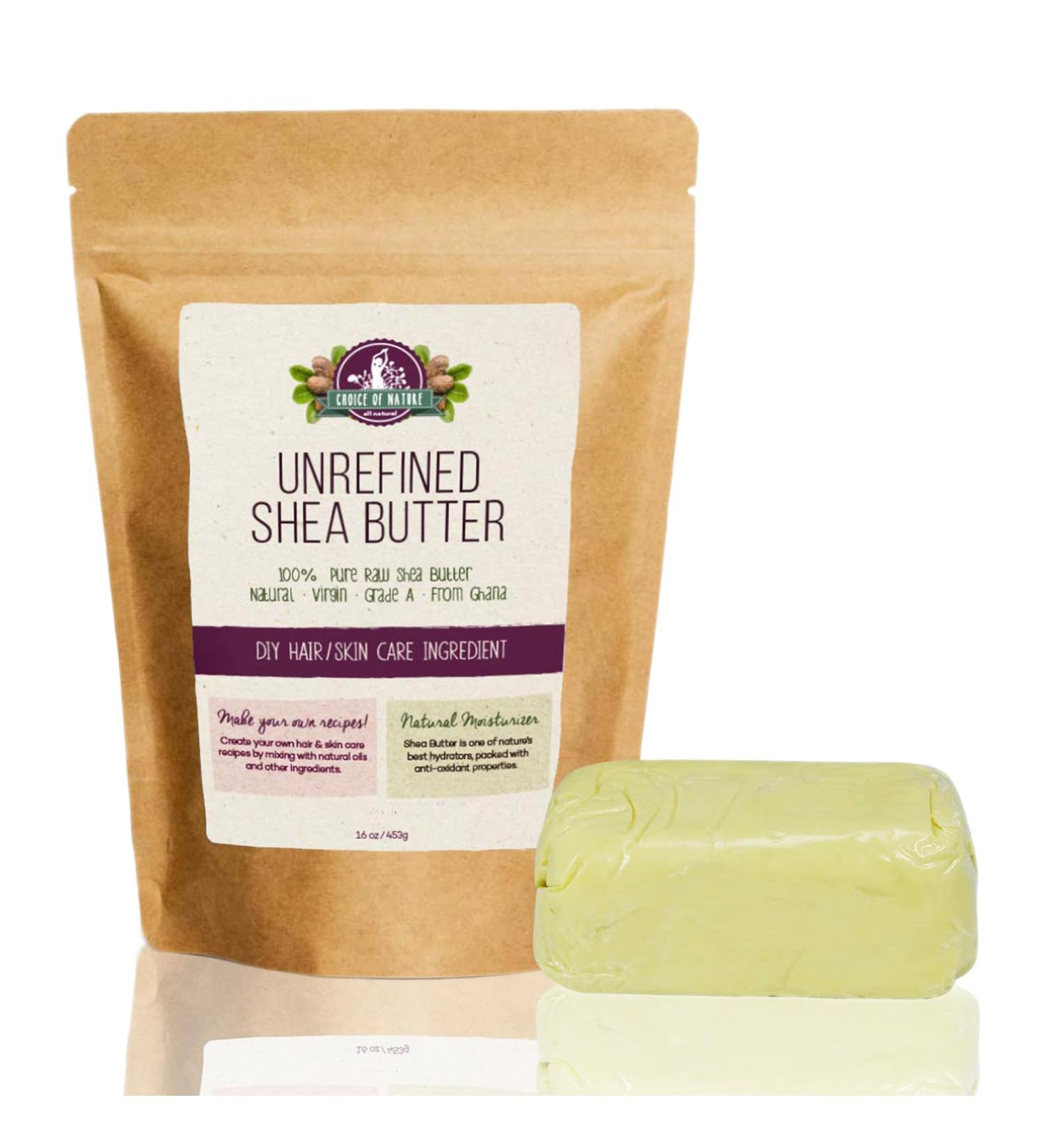 Choice of Nature Rohbio Shea Butter 453g - Pure Body Butter for Dry Skin Stretch Marks & Eczema | Natural Moisturizing Formula - Buy Online on GoSupps.com