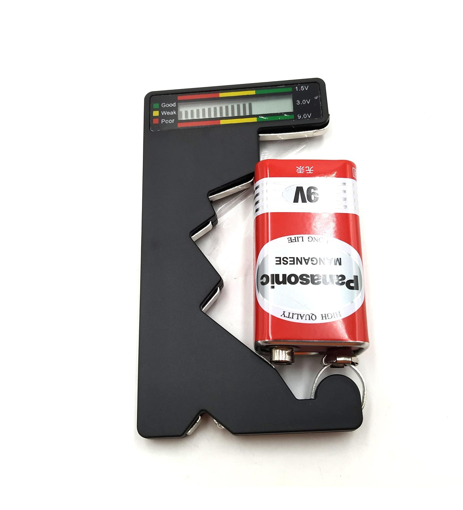 Battery Tester & Checker for AA AAA C D 9V Button Cell - Universal Battery Diagnostic Tool - Buy Online on GoSupps.com