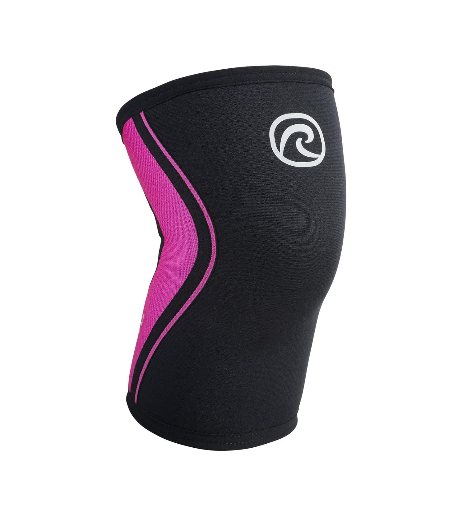 Rehband Knee Sleeve - 5mm Neoprene Knee Support for CrossFit & Heavy Training | Unisex XS Pink | Various Colors & Sizes Available - Buy Online on GoSupps.com