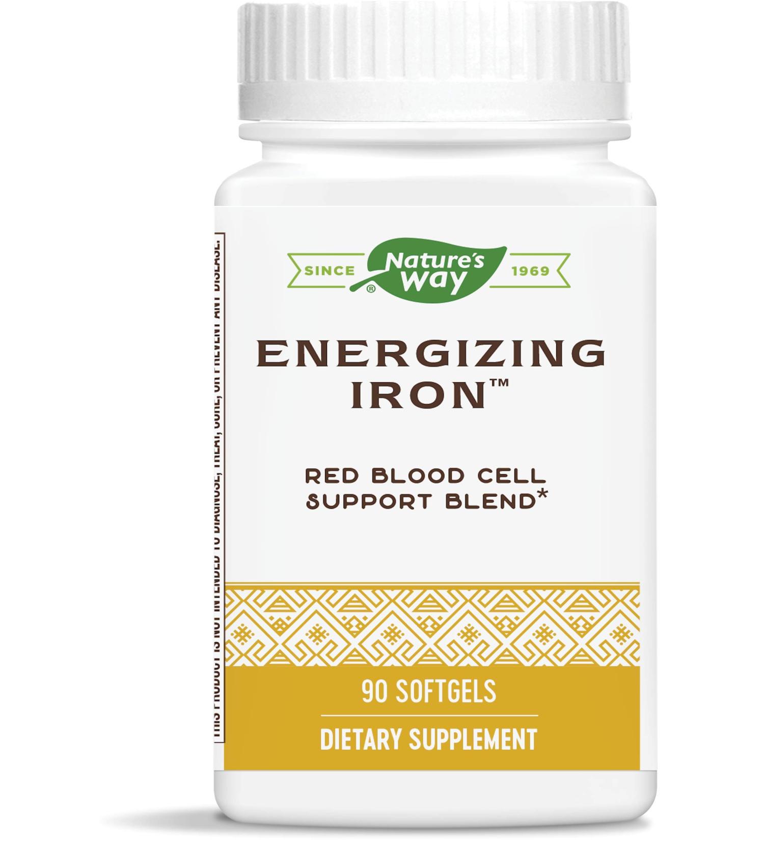 Nature's Way Energizing Iron 90 Softgels - Boost Energy & Support Wellness - Buy Online on GoSupps.com