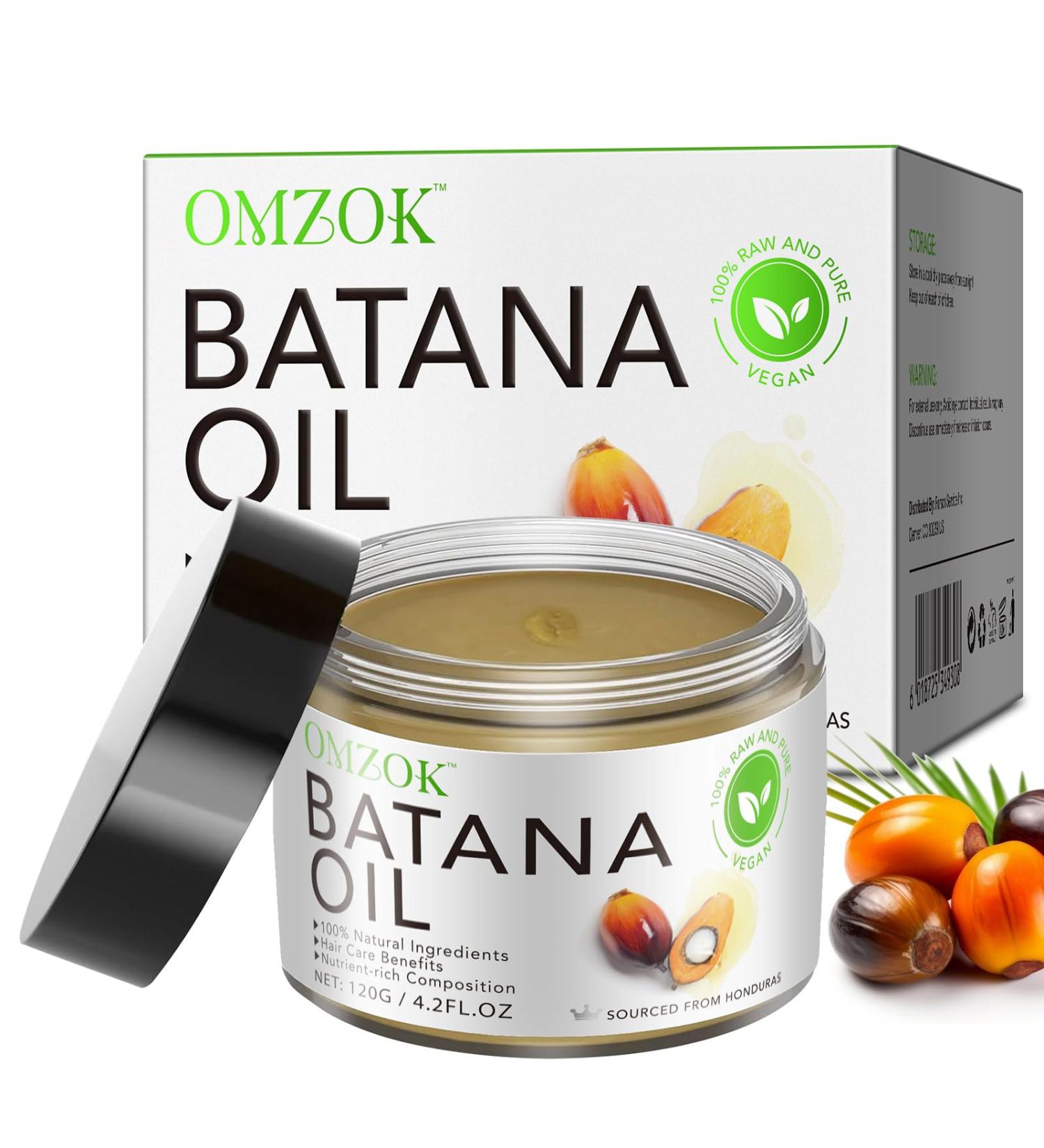 Batana Oil for Hair Growth - 100% Pure Organic Dr. Sebi Oil from Honduras | Stronger Thicker Longer Hair Enhances Radiance & Repairs Damage - Buy Online on GoSupps.com