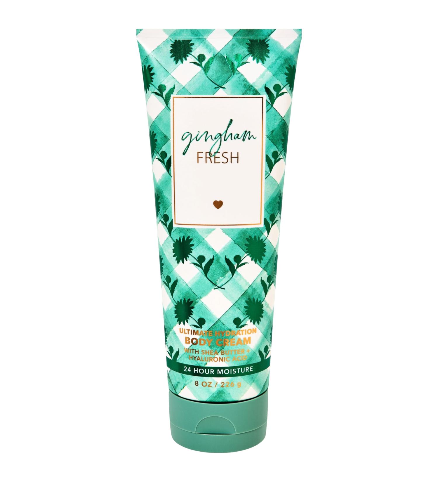 Bath and Body Gingham Fresh Ultimate Hydration Body Cream | 8 Oz