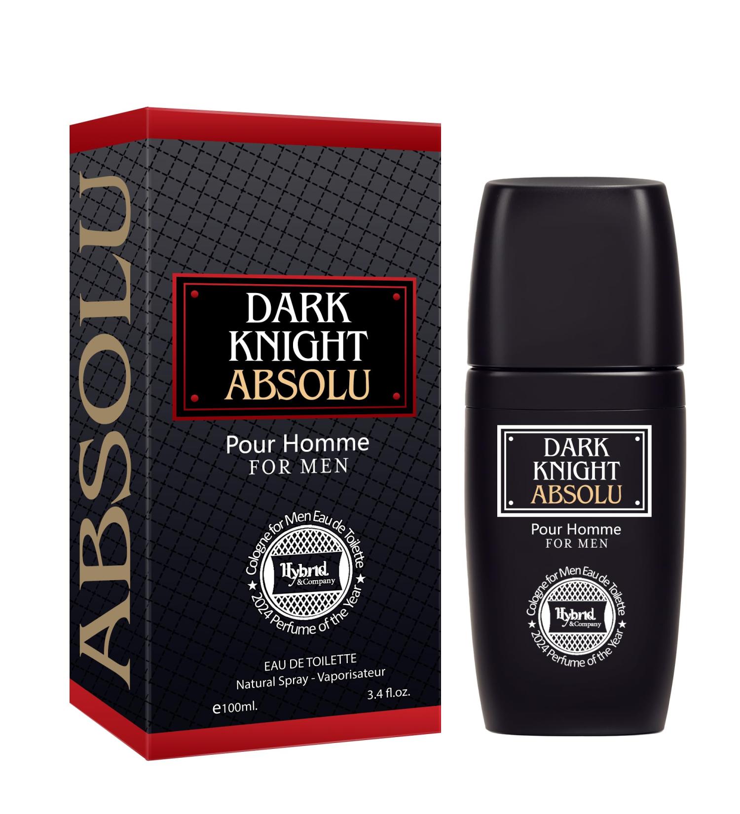 Hybrid & Company Dark Knight Absolu Pour Homme For Men Eau De Toilette Vaporisateur Natural Spray 3.4 Fl Oz DARK KNIGHT ABSOLU 3.4 Fl Oz (Pack of 1) - Buy Online on GoSupps.com