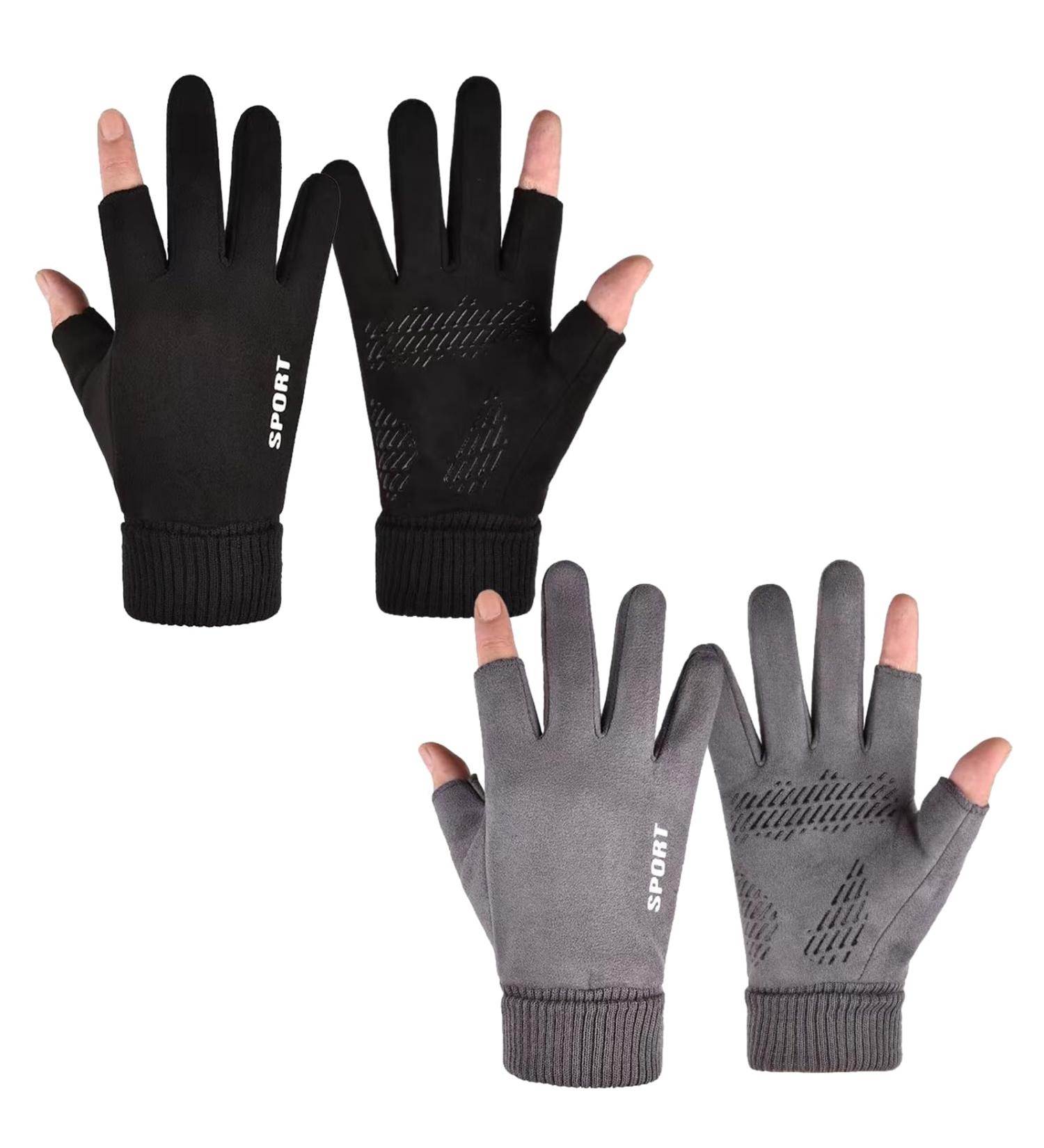 HOAAIGO Waterproof Windproof Running Gloves - Touchscreen Non-Slip Sports Liner Gloves for Men & Women | 2-Piece Set - Ideal Winter Bicycle Gear - Buy Online on GoSupps.com