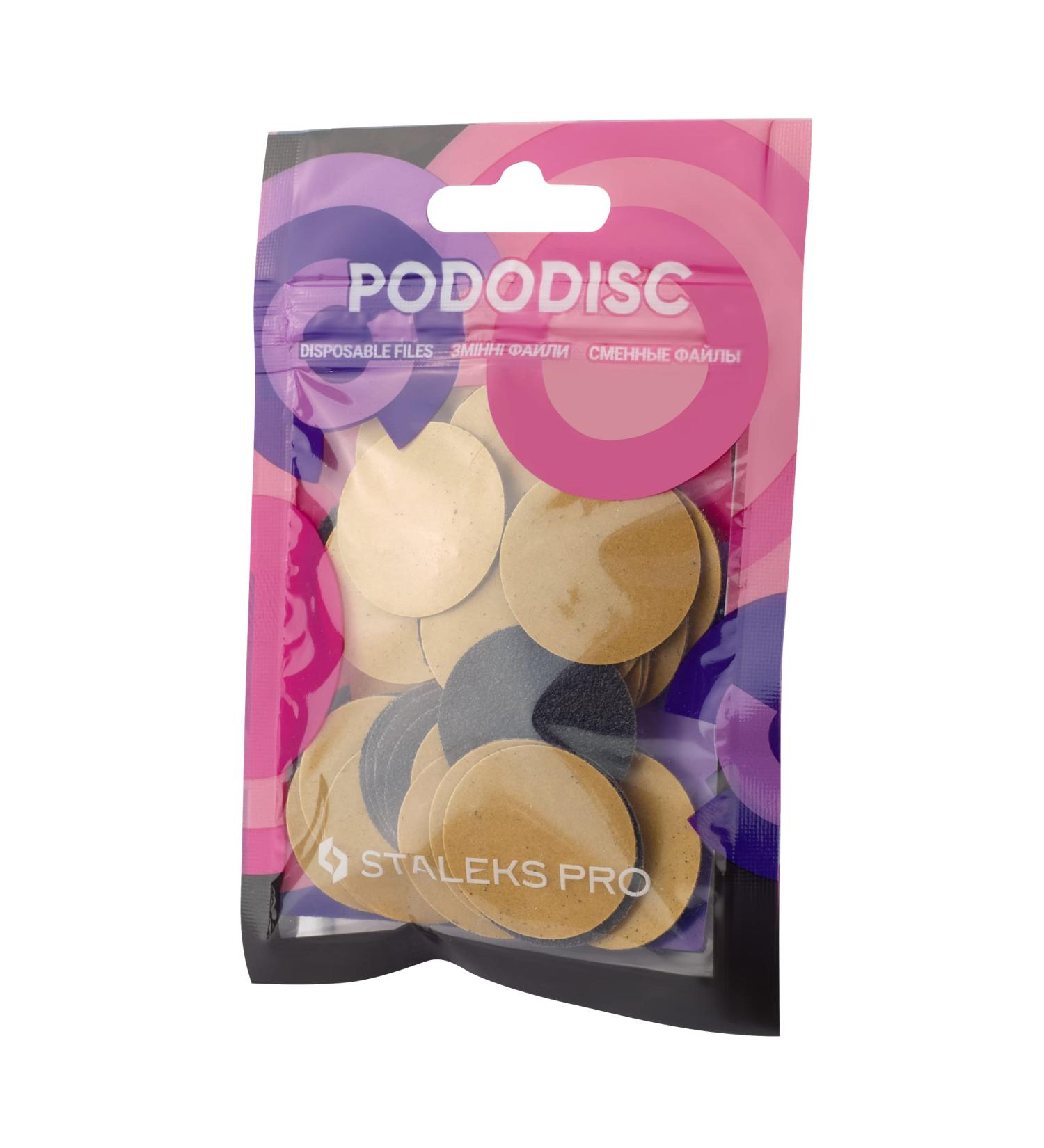 VJ STALEKS PRO Pododisc Refill 50 Disposable Pedicure Stickers (Rugosity - 100) PDF-25-100 pedicure dry skin cracked feet soles heel calluses  - Buy Online on GoSupps.com
