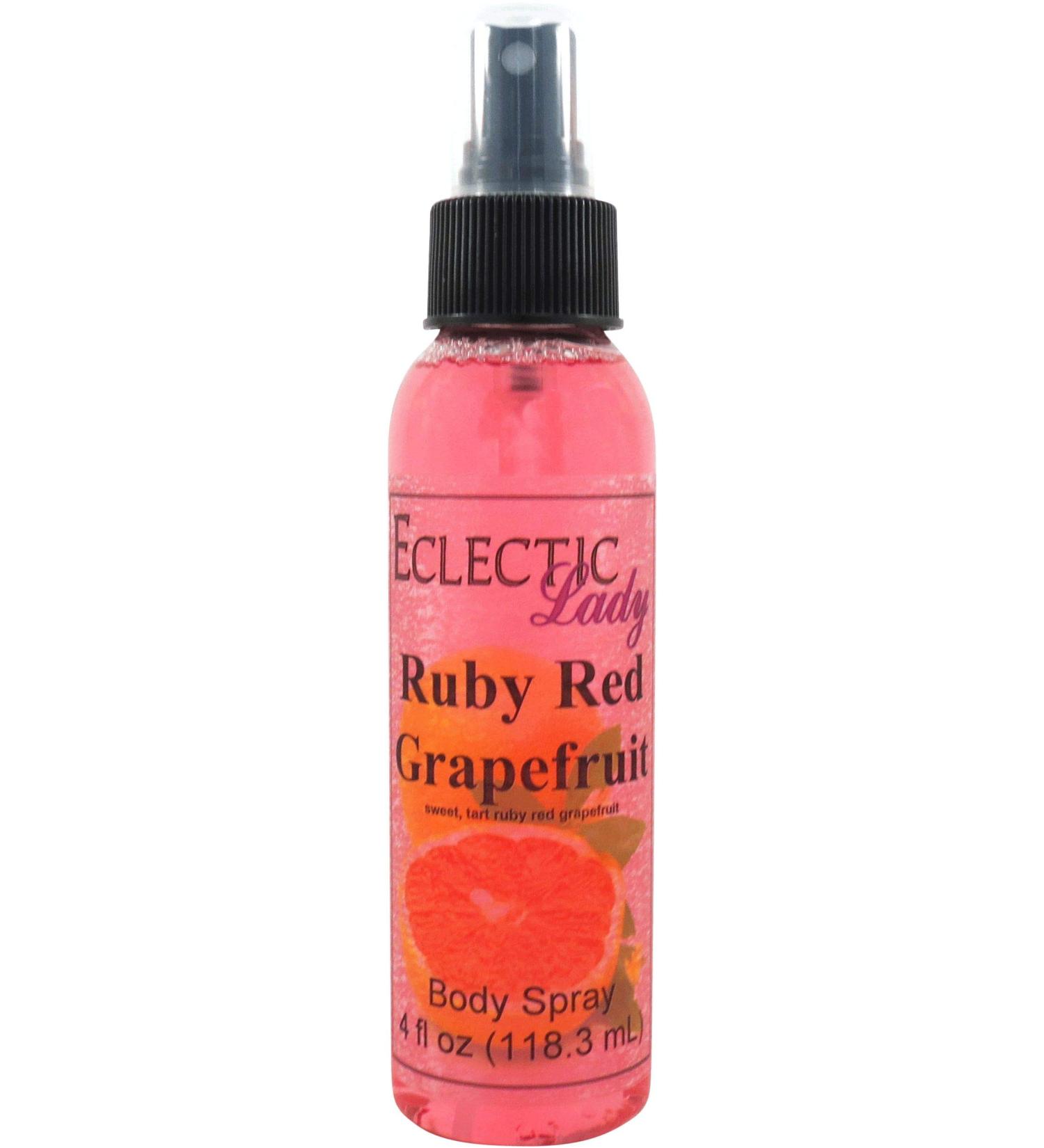 Ruby Red Grapefruit Body Spray 4 ounces Body Mist for Women with Clean Light & Gentle Fragrance Long Lasting Perfume with Comforting Scent for Men & Women Cologne with Soft Subtle Aroma For 4 Fluid Ounces - Buy Online on GoSupps.com