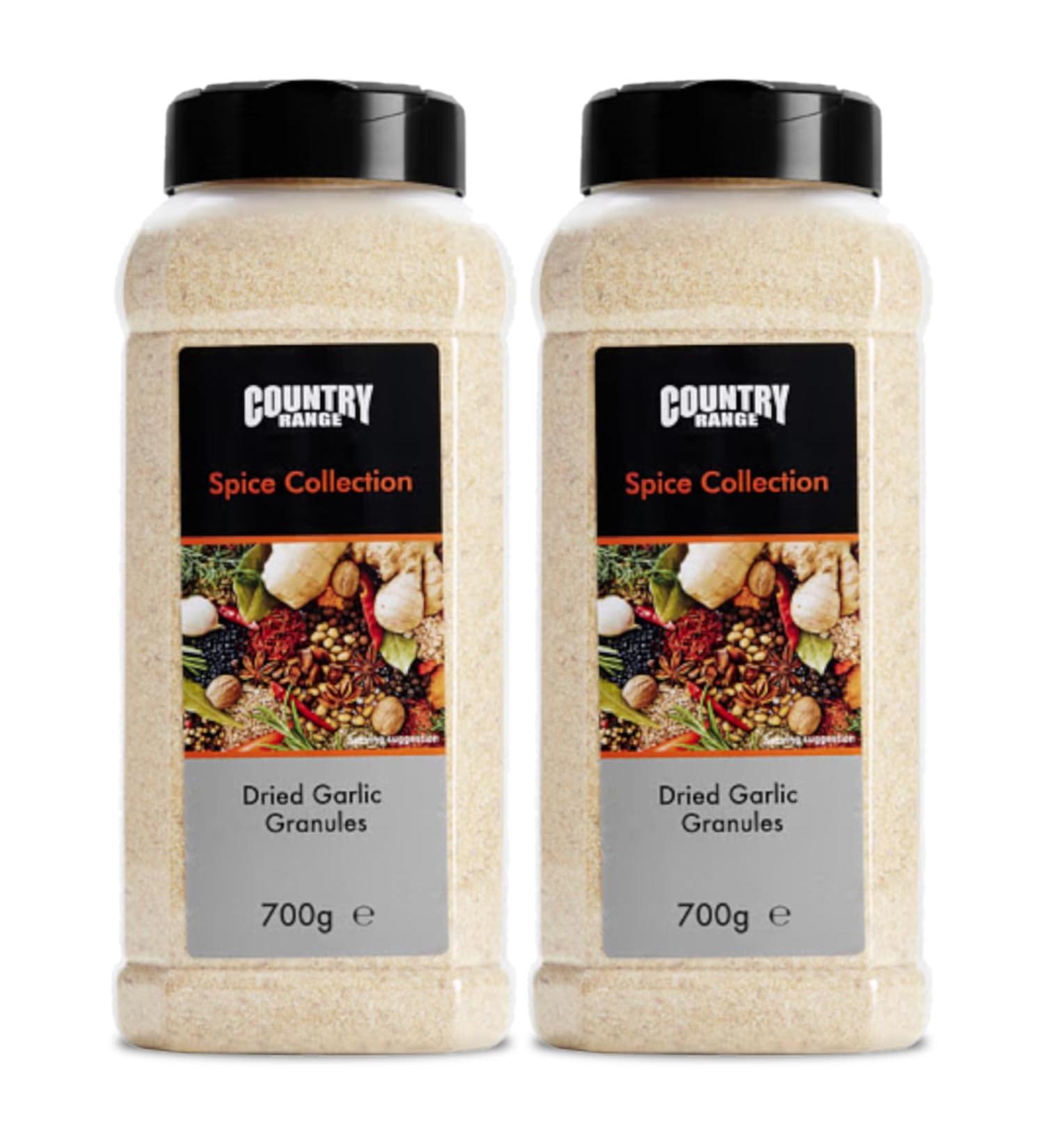 Country Range | Dried Garlic Granules | 2x700g - Buy Online on GoSupps.com