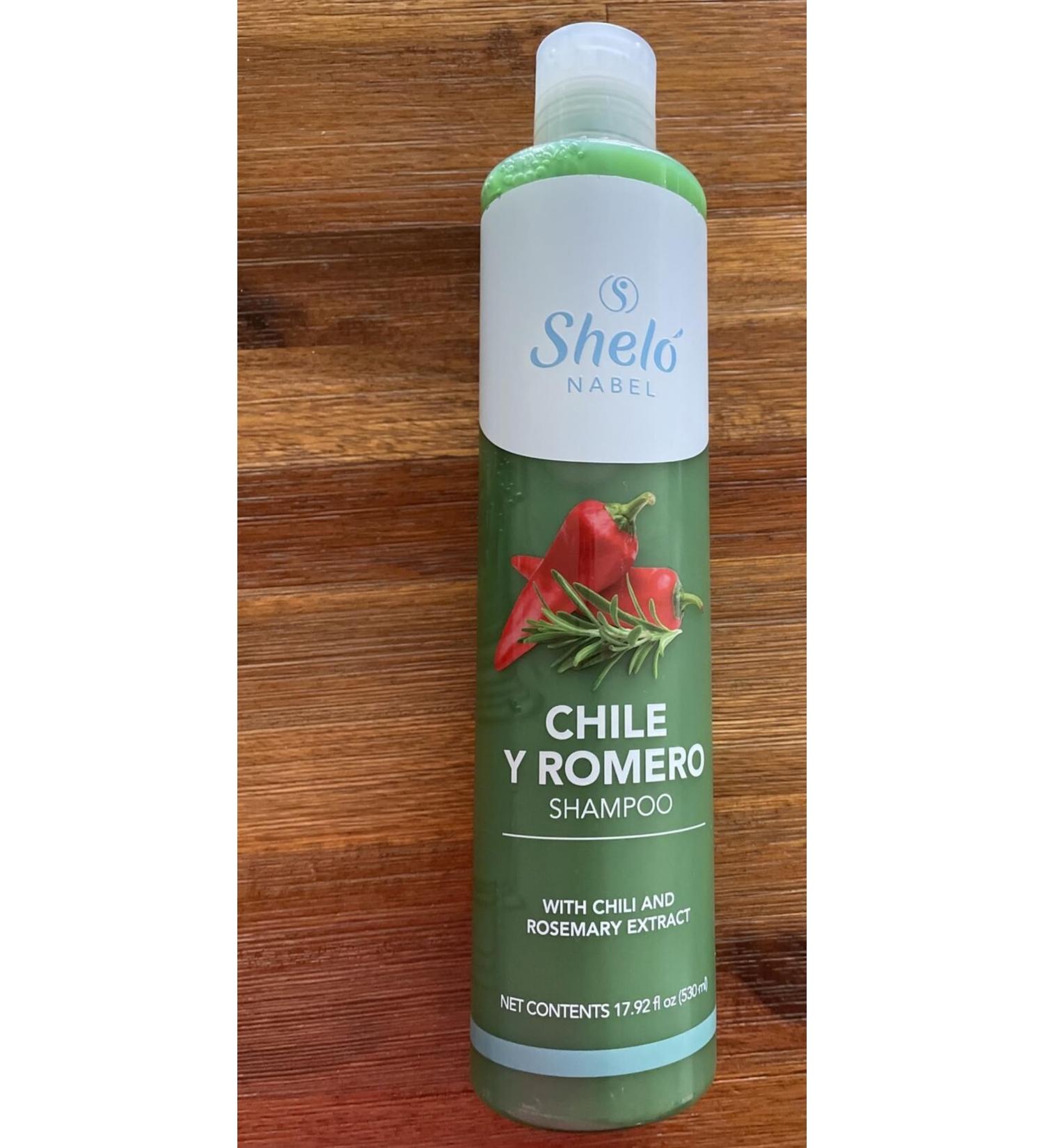 SHELO Nabel Shampoo - Dandruff & Seborrhea Control with Chile & Romero | 17.92 fl oz (530ml) - International Shipping Available - Buy Online on GoSupps.com