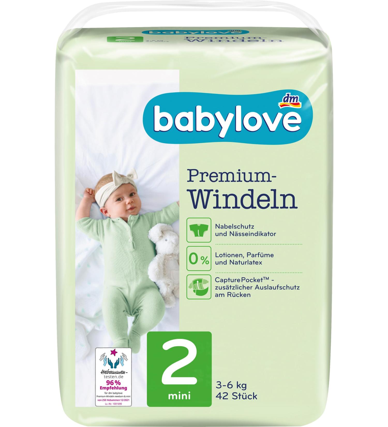 Babylove wet wipes and co (pack of 4 premium diapers size 2) Pack of 4 premium diapers size 2