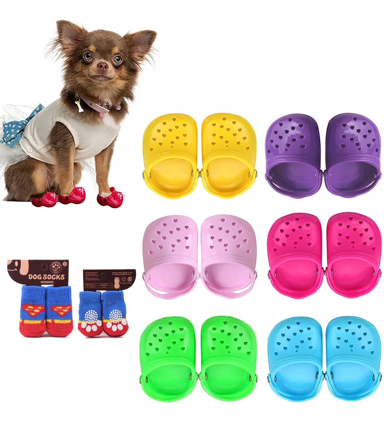 Puppy Dog Candy Colors Sandals with Anti-Slip Sole - 2 Pairs Blue - Buy Online on GoSupps.com