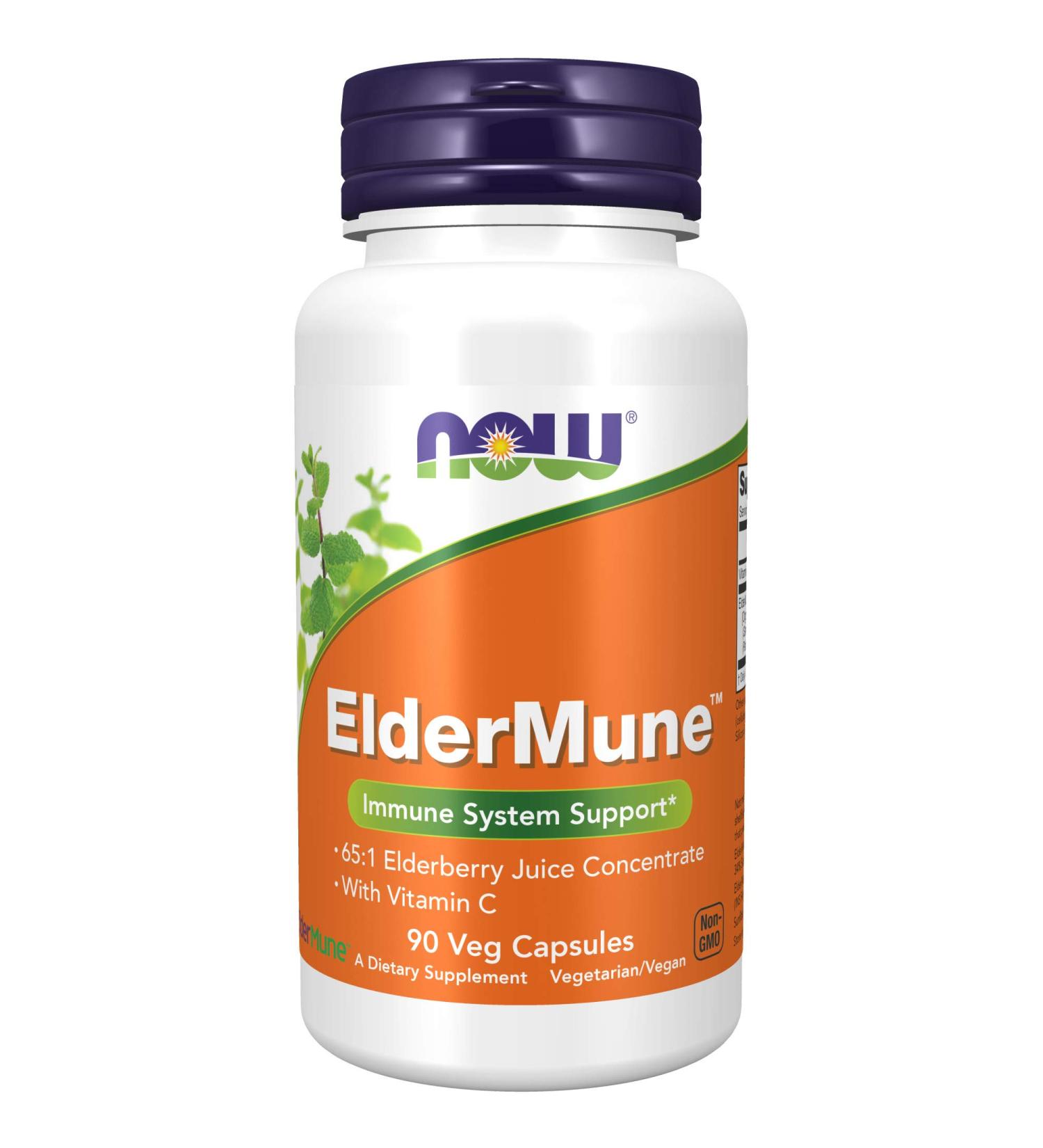 Now Foods ElderMune Immune Support - 90 Vegan Capsules for Optimal Health - Buy Online on GoSupps.com