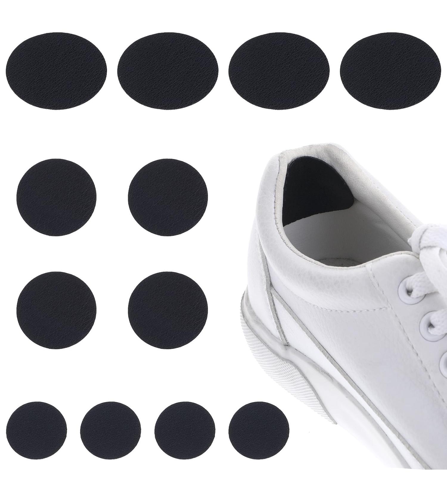 Sibba Shoe Heel Repair Kit - 12 Pcs Self-Sticky Insoles & Round Patches for Sneakers & High Heels - Invisible Padding Accessories (Black - Buy Online on GoSupps.com