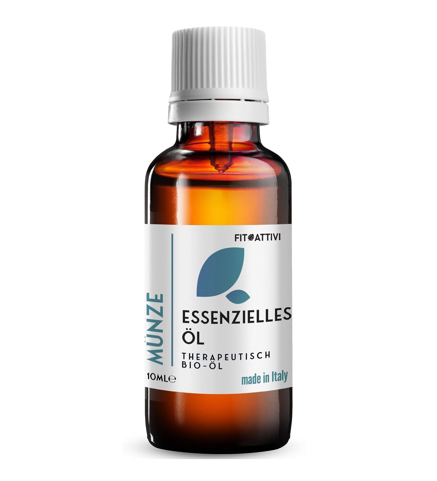 100% Pure Mint Essential Oil for Diffusers - 10ml Organic Aromatherapy - Made in Italy - Buy Online on GoSupps.com