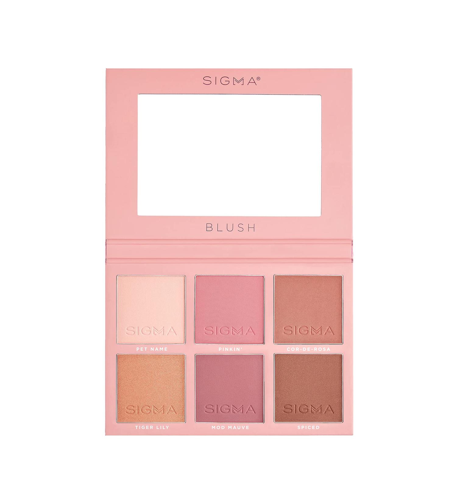 Sigma Beauty Blush Palette - 6 Matte and Shimmer Vegan Shades - Buy Online on GoSupps.com