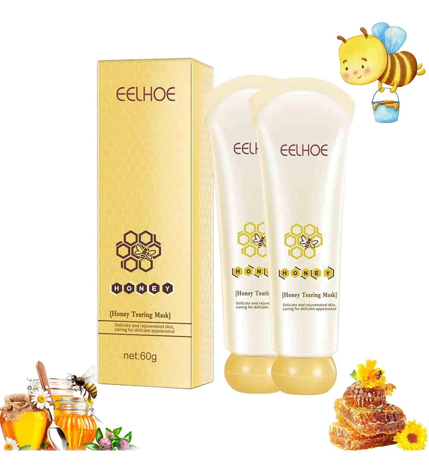 Honey Tearing Blackhead Remover Mask - 2pcs Exfoliating Honey Peel Mask - Buy Online on GoSupps.com