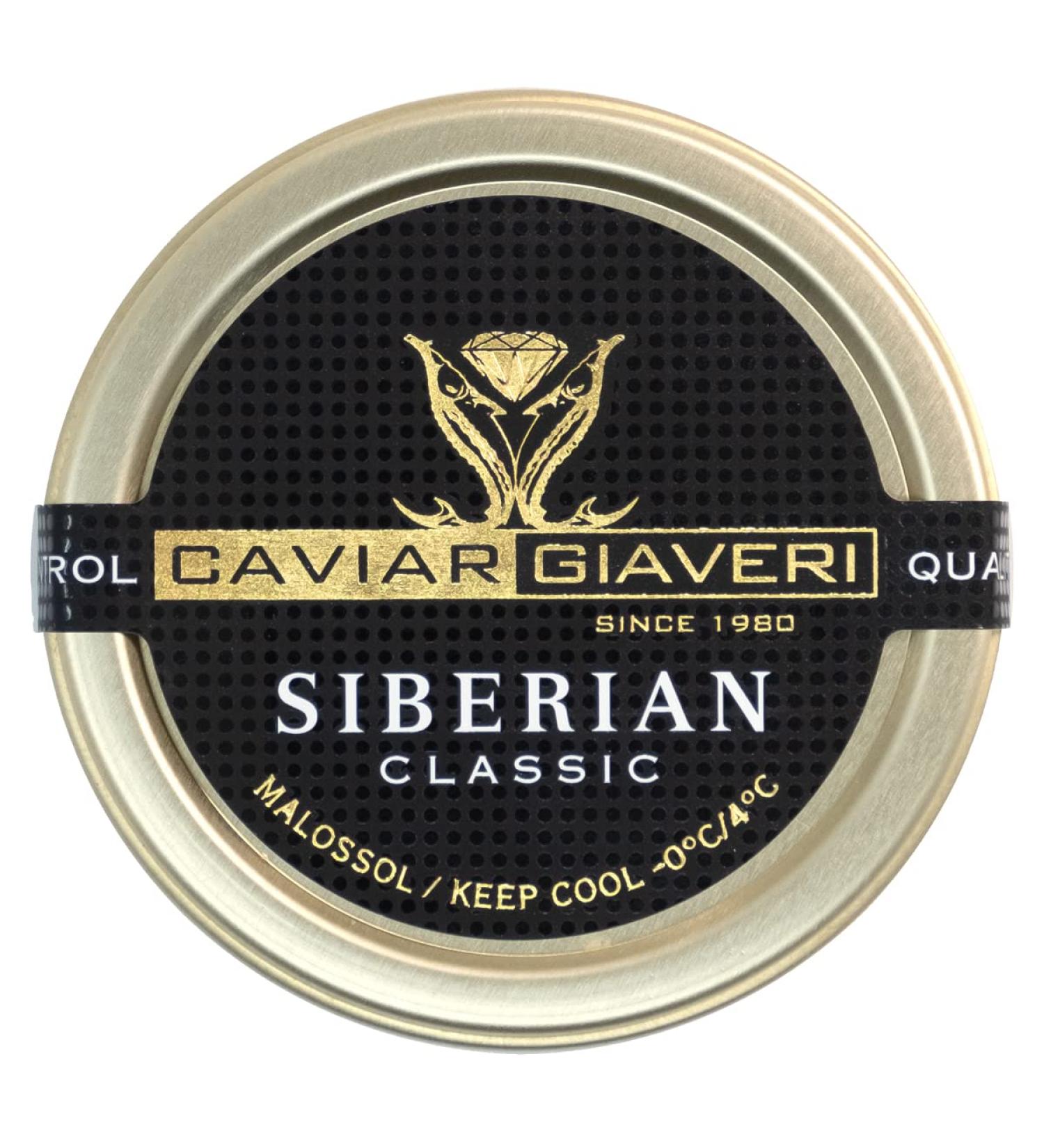 Sturgeon Caviar Giaveri Siberian Imported from Italy (50 gr) - Buy Online on GoSupps.com