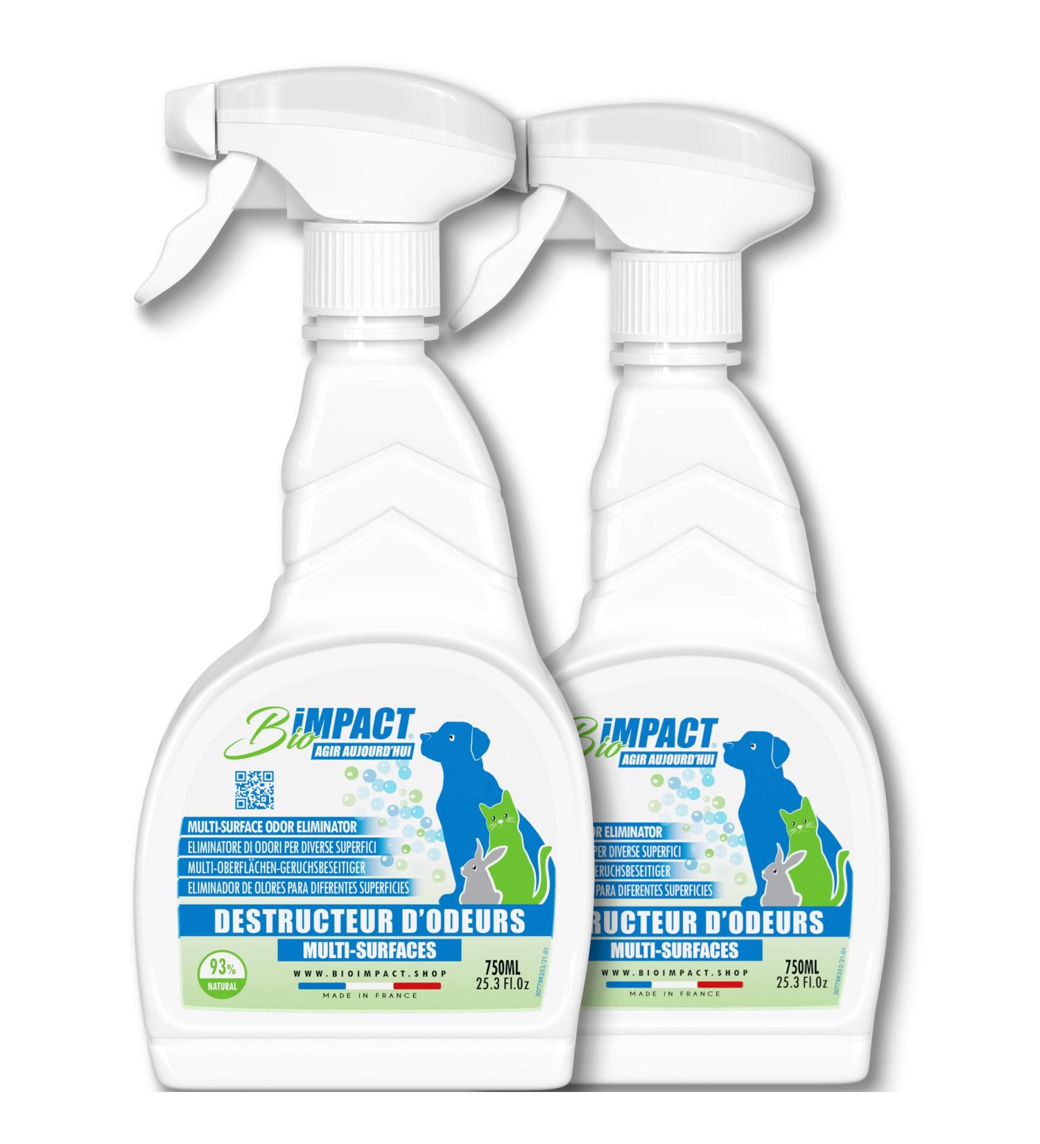 BioIMPACT ORMANT ROMBERS - Odor Neutralizers for Dog & Cat Urine - 2x750ml - Effective Surface Cleaner - Buy Online on GoSupps.com