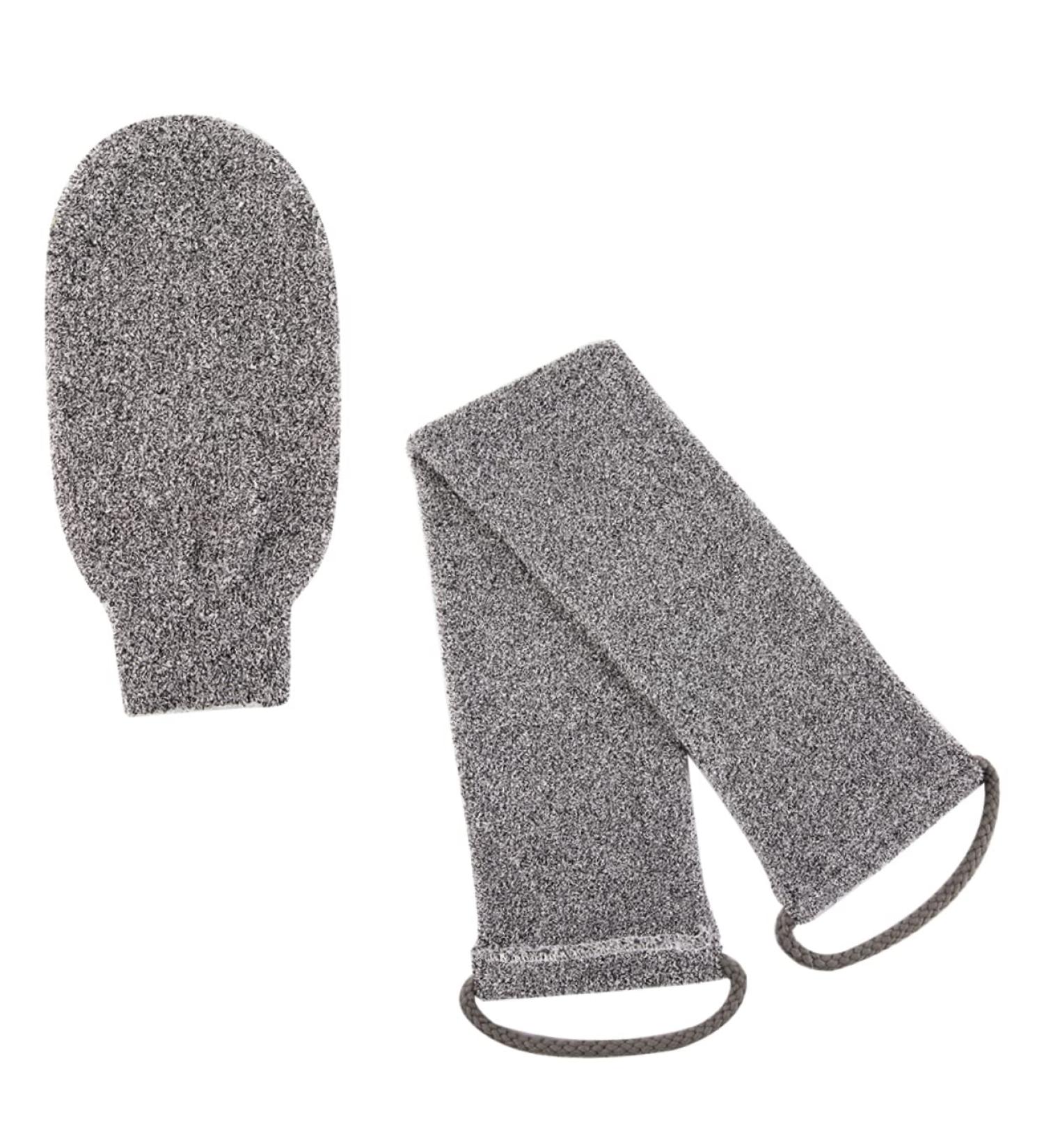 Beavorty 1 Set Bath Towel exfoliating loofah Scrubber Bath Body Brush Back exfoliator Body Scrubber Mitten loofah Glove Scrub sponges Shower Towel Scrub Brush Deep Cleaning - Buy Online on GoSupps.com