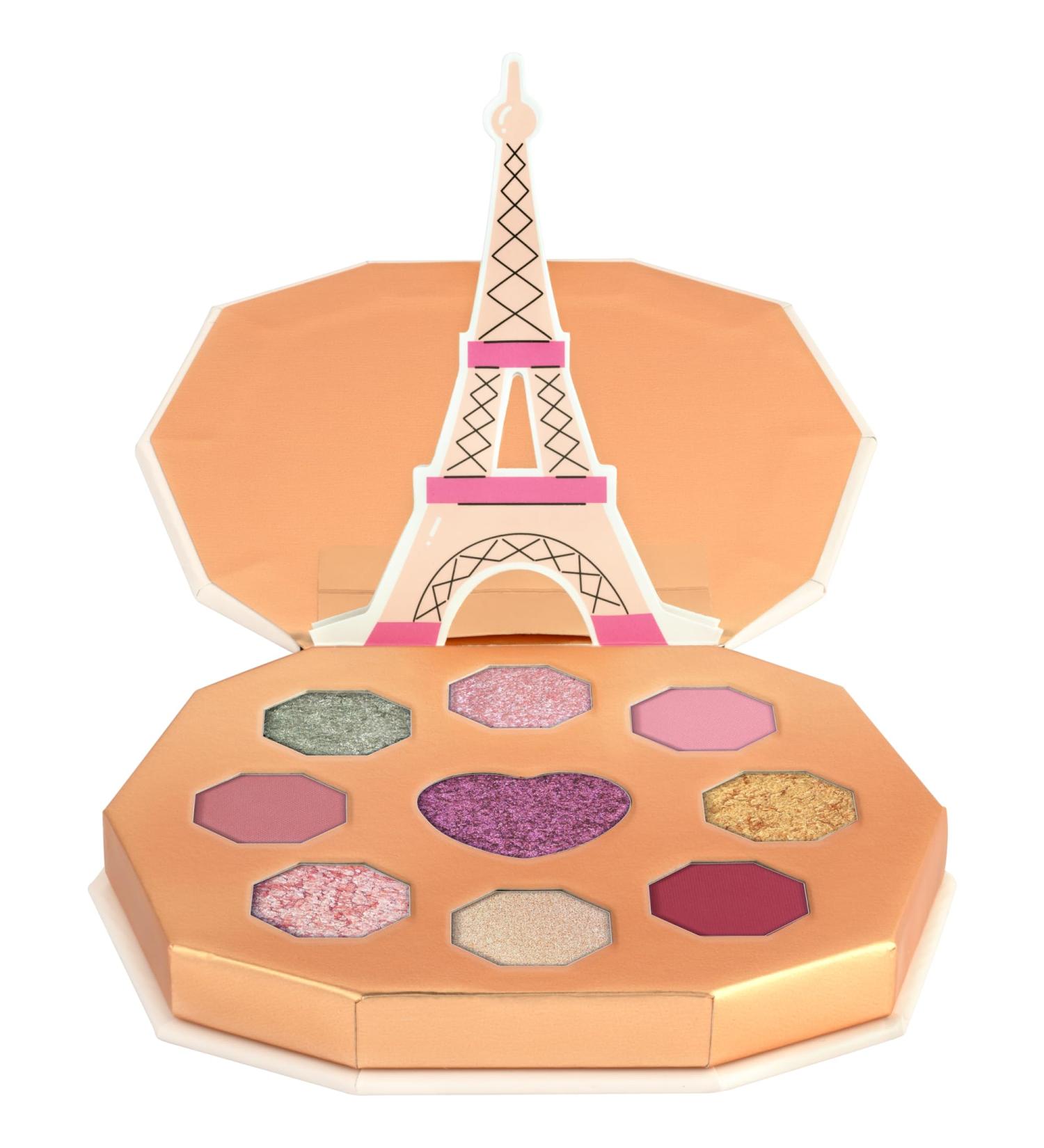 Essence Emily in Paris Eyeshadow Palette - Highly Pigmented Warm Tones Shimmer & Matte Finish Vegan & Cruelty-Free Pop-Up Eiffel Tower Packaging - Shop Internationally - Buy Online on GoSupps.com