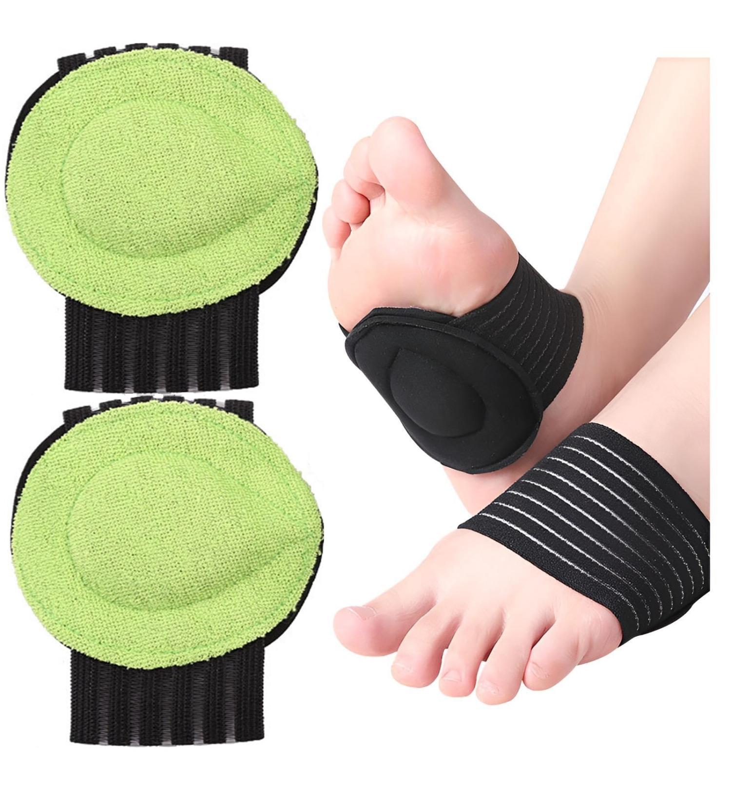2 Pairs of Arch Support Insoles for Flat Feet - Pain Relief for Plantar Fasciitis | Orthopedic Gel Pads for Men & Women - Buy Online on GoSupps.com